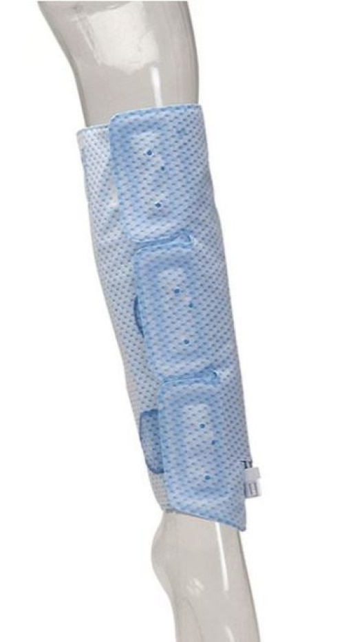 Cardinal - 74021 DVT Compression Knee Sleeve Kendall SCD™ Comfort Sleeve Left or Right Knee Small