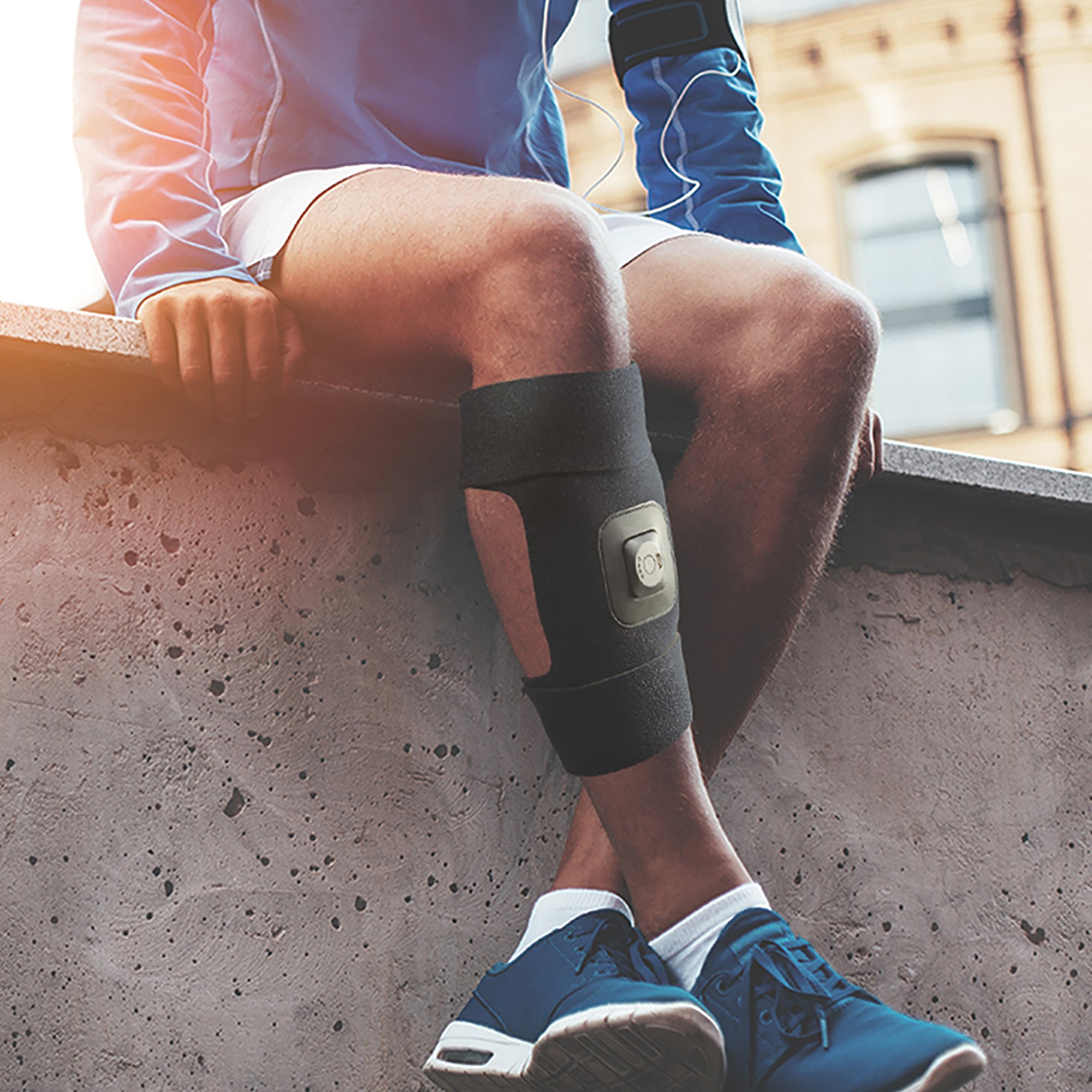 Brownmed 07237 - Intellinetix® Calf / Shin Vibration Therapy Wrap - 1/Each
