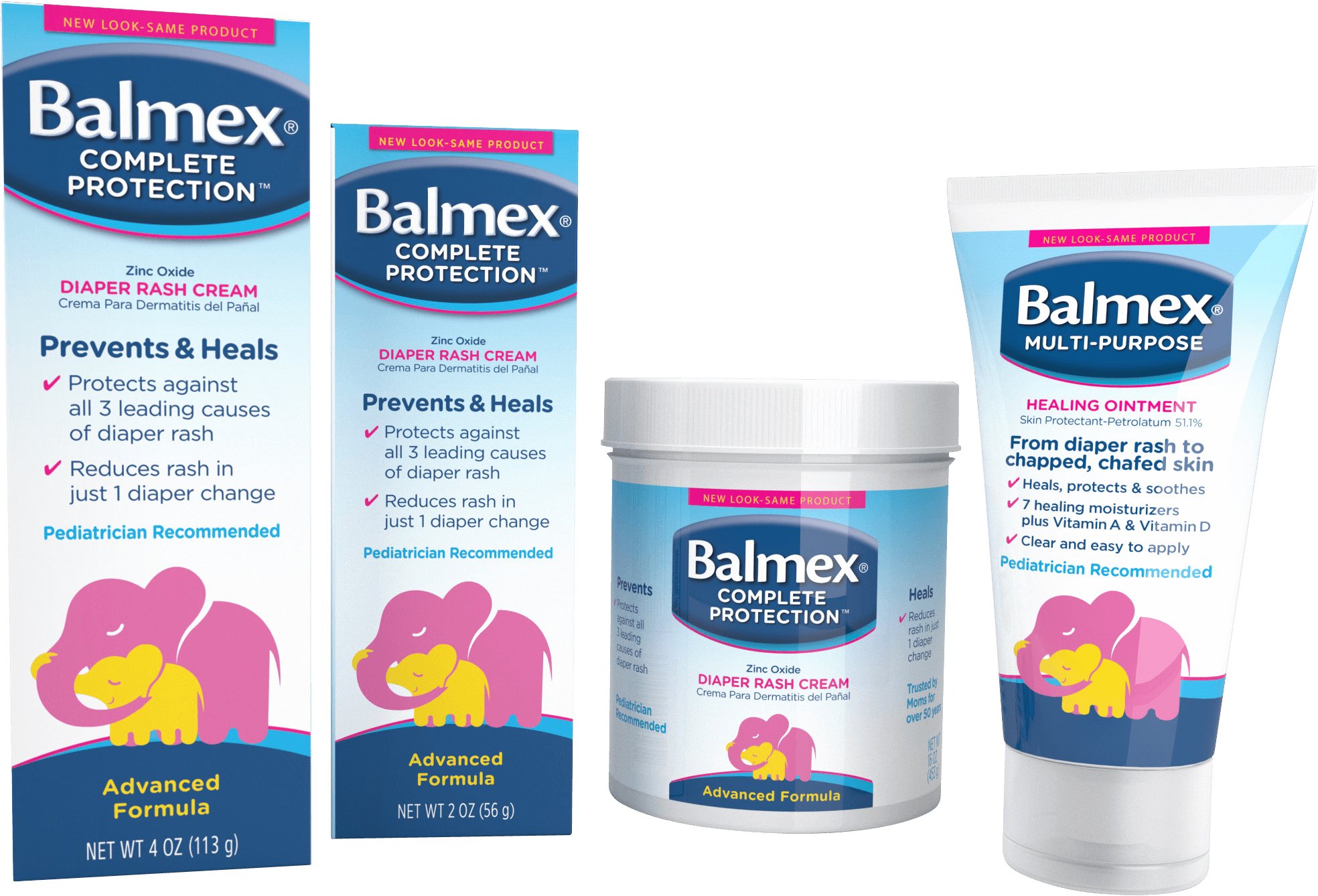 Emerson Healthcare - 03010304200 Balmex® Zinc Oxide Diaper Rash Cream