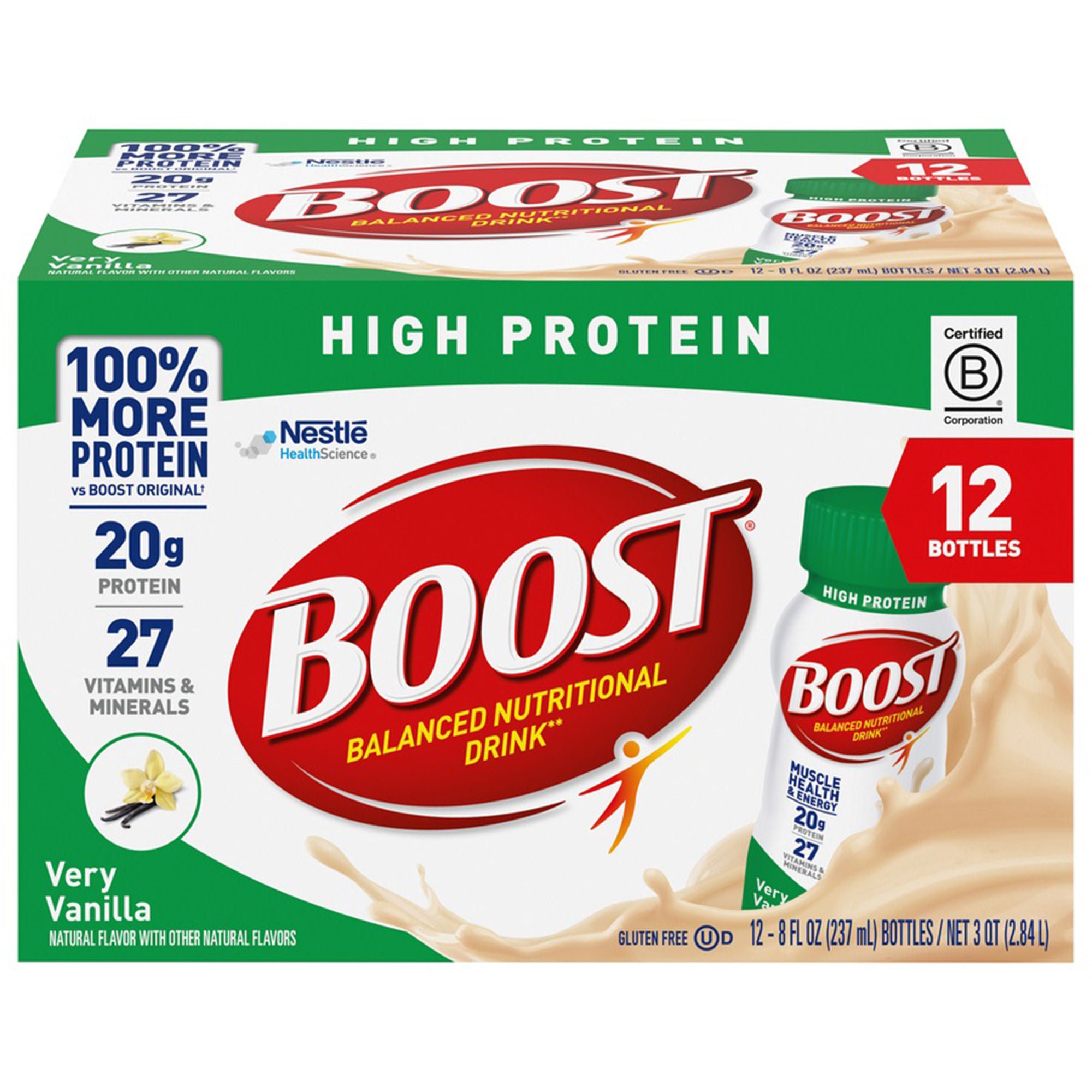 Nestle Healthcare Nutrition - 00041679022009 Boost® High Protein Vanilla Balanced Nutritional Drink