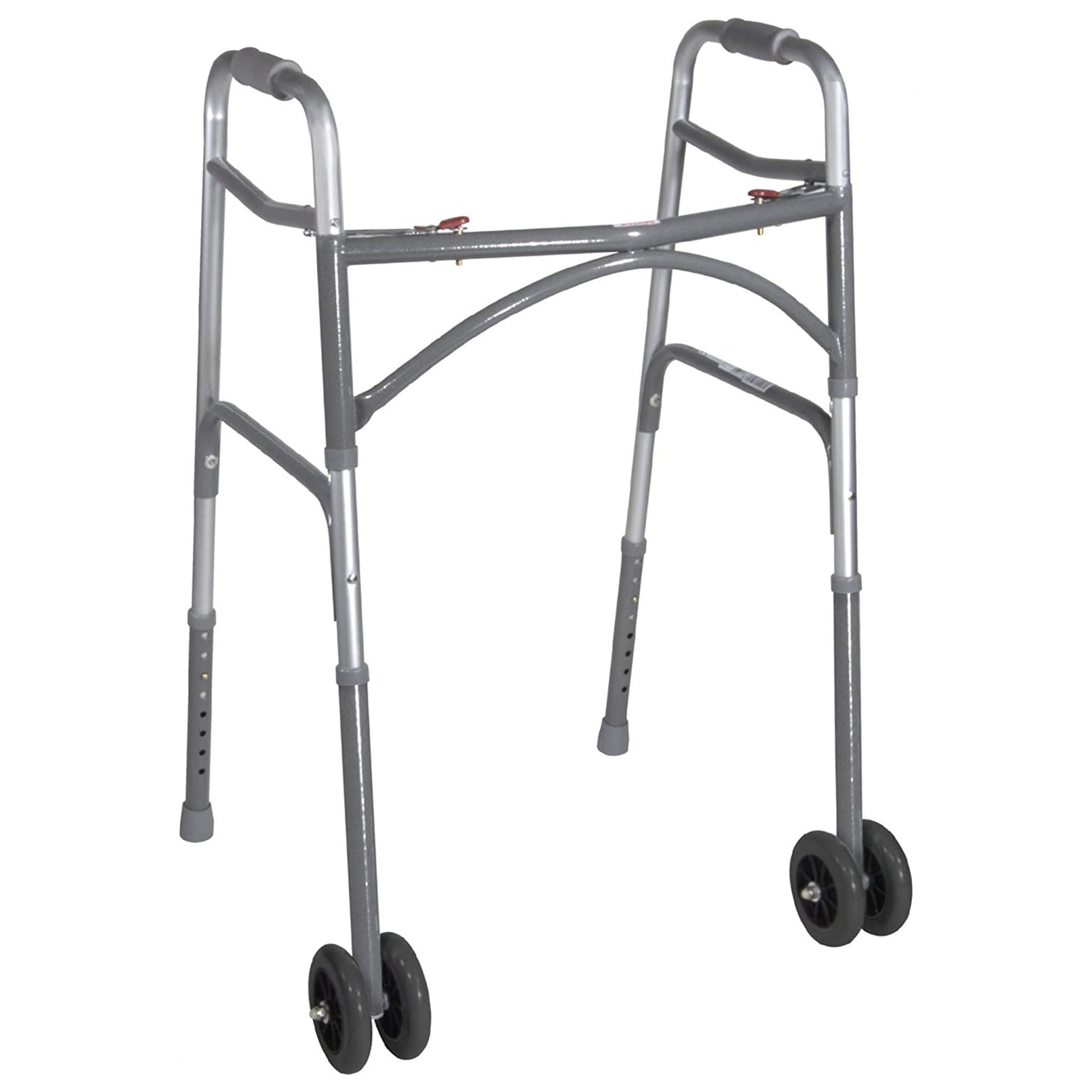 Drive DeVilbiss Healthcare - 10220-1WW McKesson Bariatric Folding Walker w/ Wheels