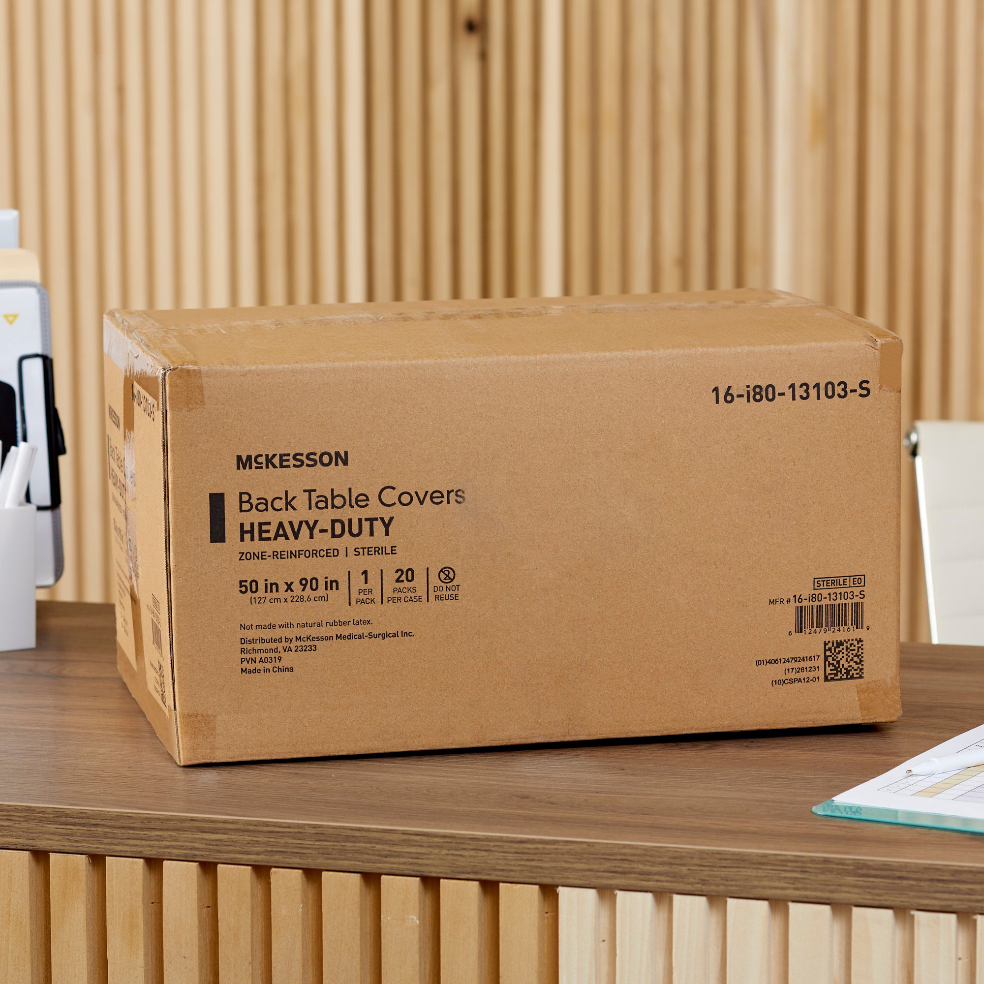 McKesson Brand 16-I80-13103-S - McKesson Table Drape, 50 x 90 Inch - 1/Pack, 20/Case