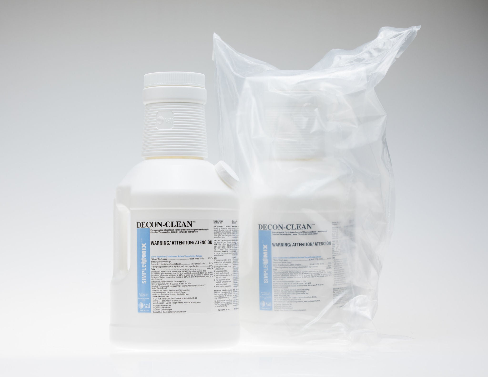Veltek Associates - DC-04-1Z Surface Disinfectant Cleaner DECON-CLEAN® Alcohol Based Simple Clean System Liquid 1 gal. Bottle Scented Sterile