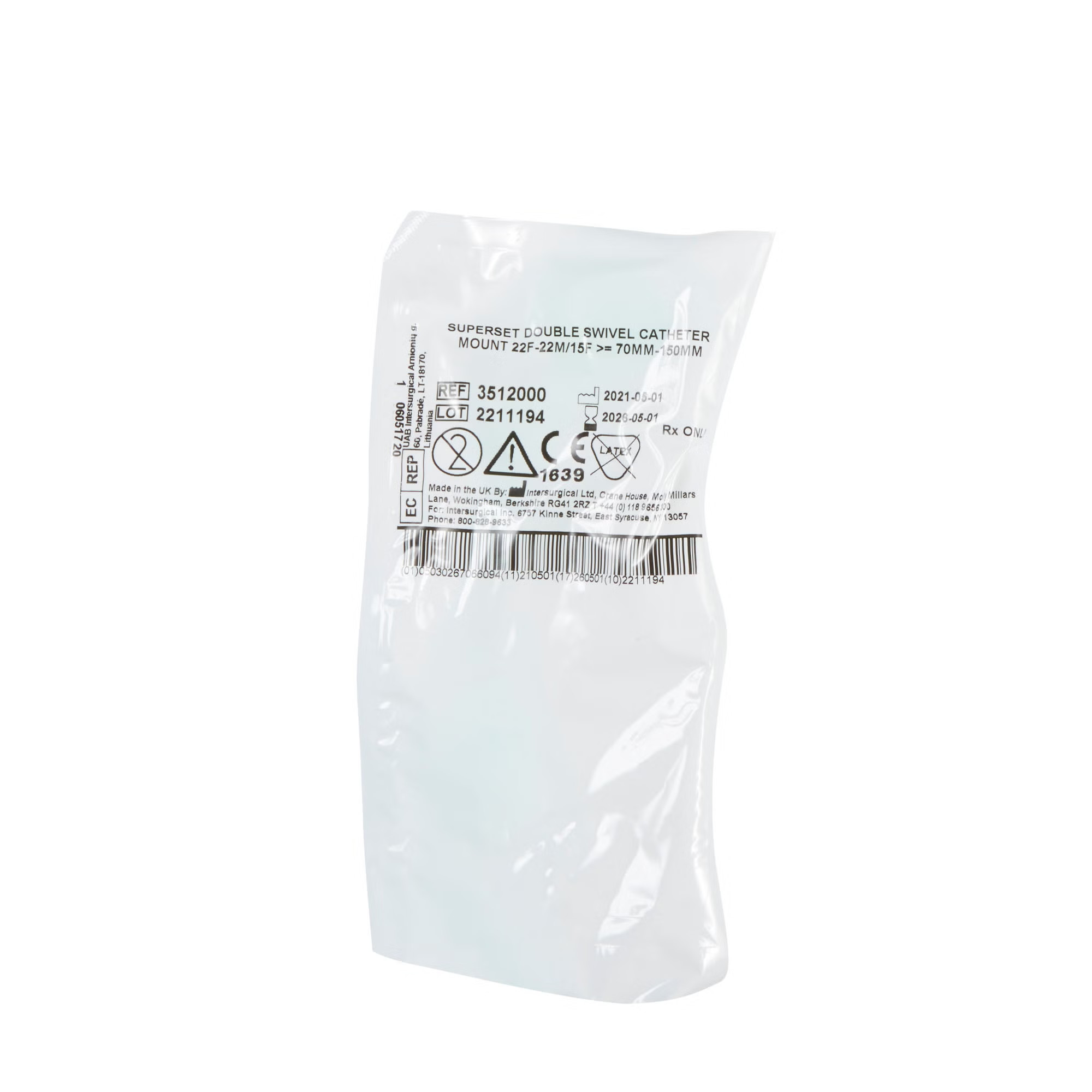 Intersurgical - 3512000 Catheter Mount Superset™