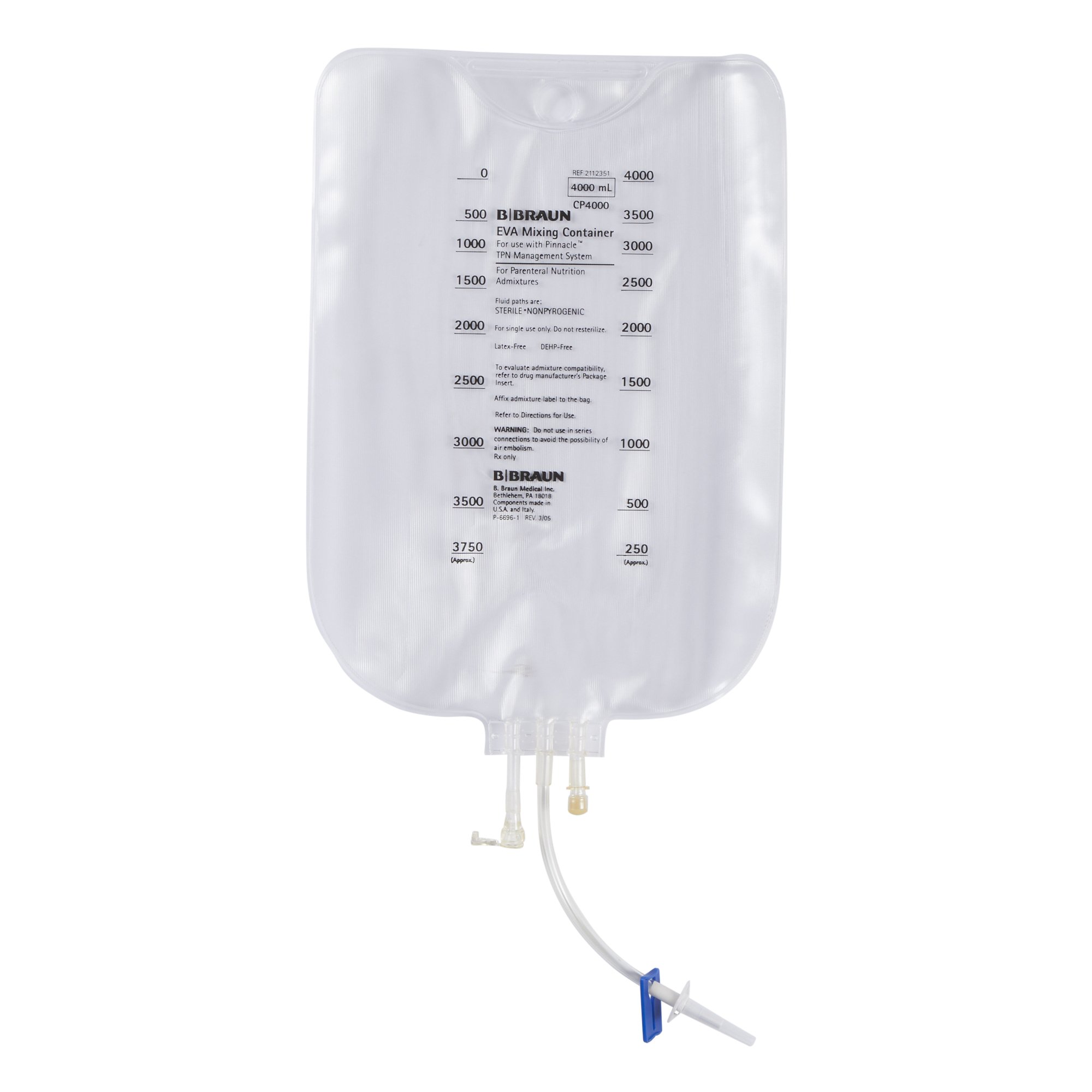B. Braun - 2112351 Pinnacle® EVA Mixing Container
