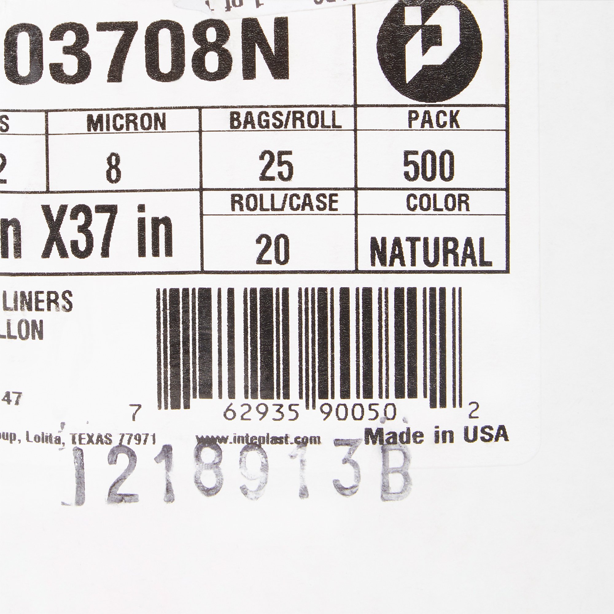 McKesson Brand S303708N - McKesson Light Duty Trash Bag, Clear, 30-gallon Capacity - 500/Case