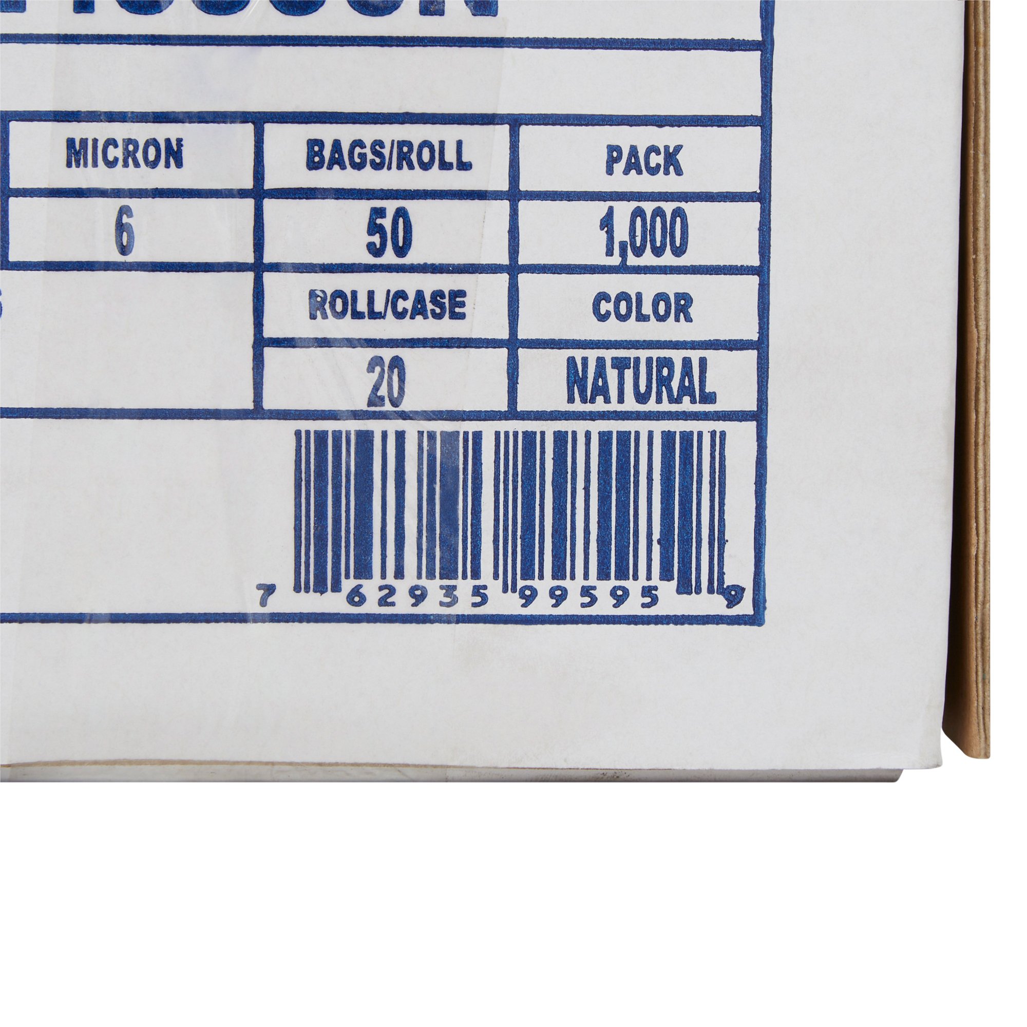 McKesson Brand EC243306N - McKesson Light Duty Trash Bag, Clear, 15-gallon Capacity - 1000/Case