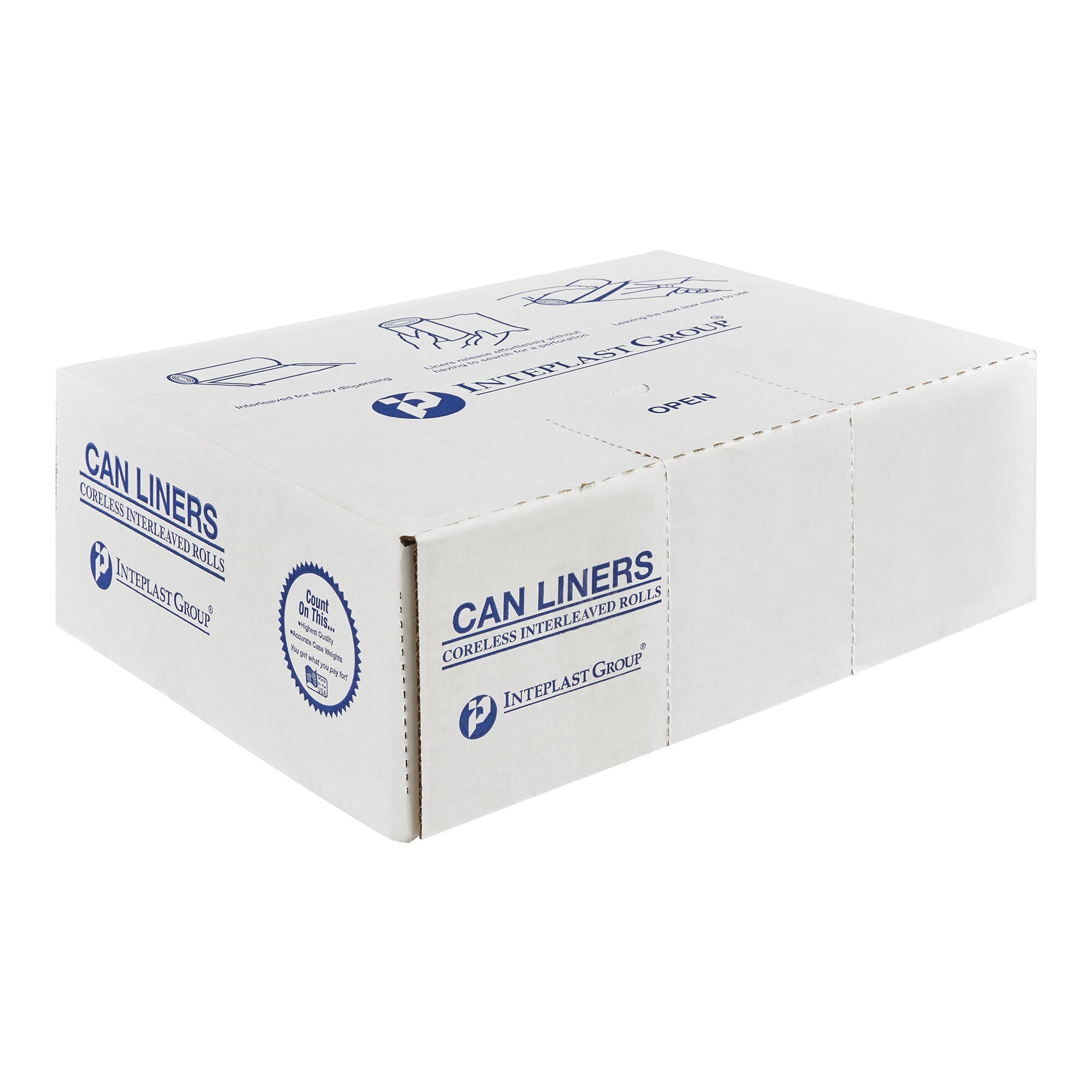 McKesson Brand BR2432MDC - McKesson Extra Heavy Duty Trash Bag, Clear, 16-gallon Capacity - 500/Case