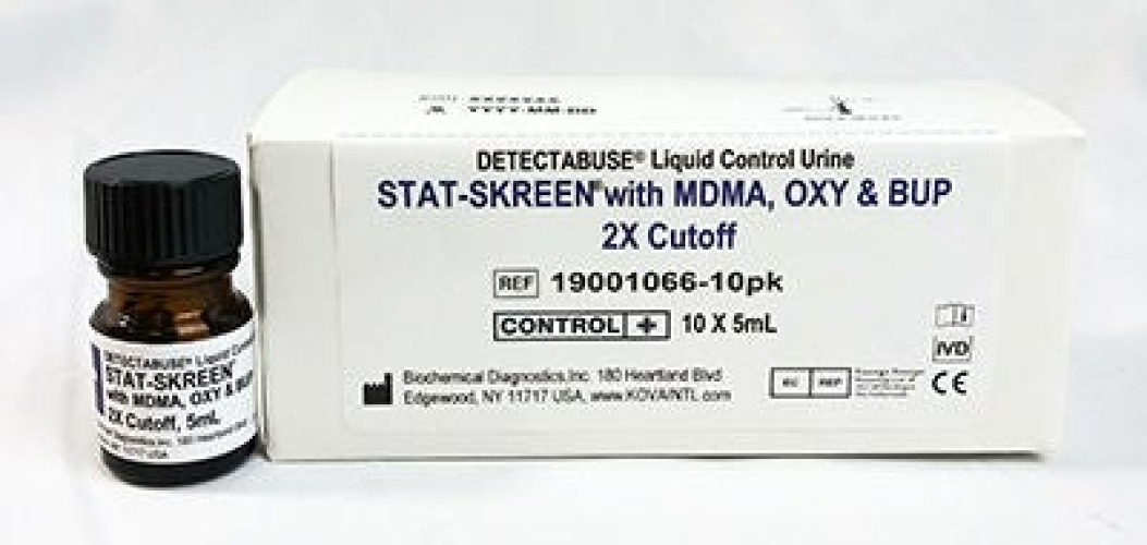 LGC Clinical Diagnostics Inc - K-19001066-10PK Drugs of Abuse Control Detectabuse® Stat-Skreen® DOA Multiple Analytes Positive Level 10 X 5 mL