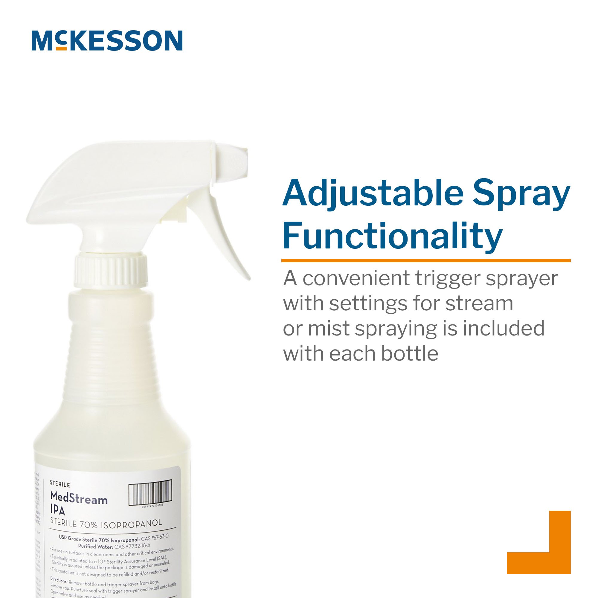 McKesson Brand MS16IPAST - McKesson Surface Disinfectant Cleaner, 16-ounce Bottle - 1/Each, 12/Case