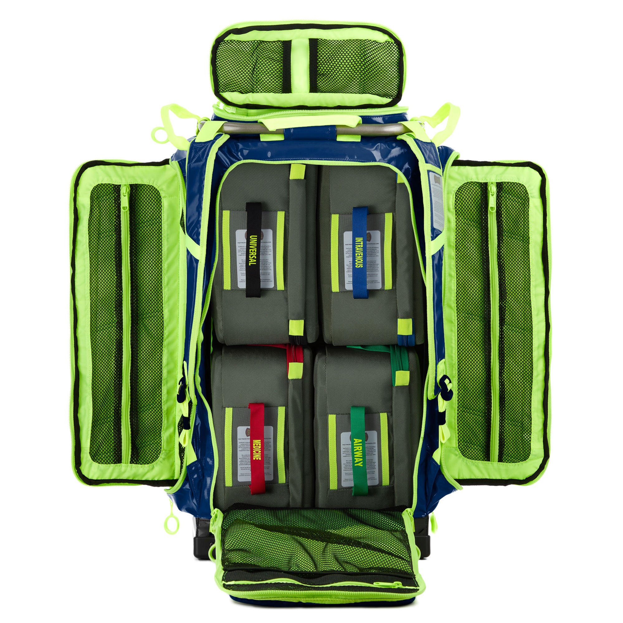 StatPacks Inc - G35000GN EMS Backpack Statpacks G3 Responder Green Tarpaulin 7 X 17 X 28-1/2 Inch
