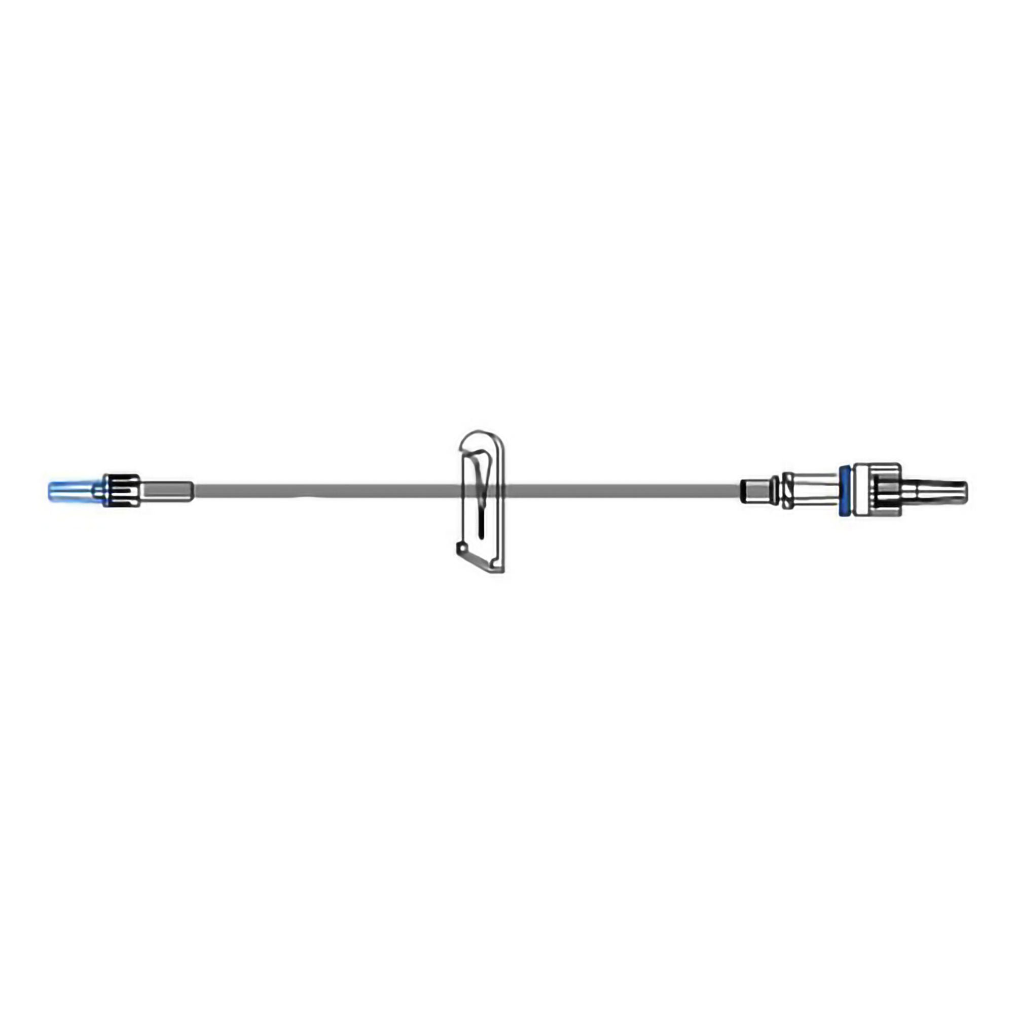 McKesson Brand - MS430S IV Extension Set McKesson Needle-Free Port Small Bore 30 Inch Tubing Without Filter Sterile