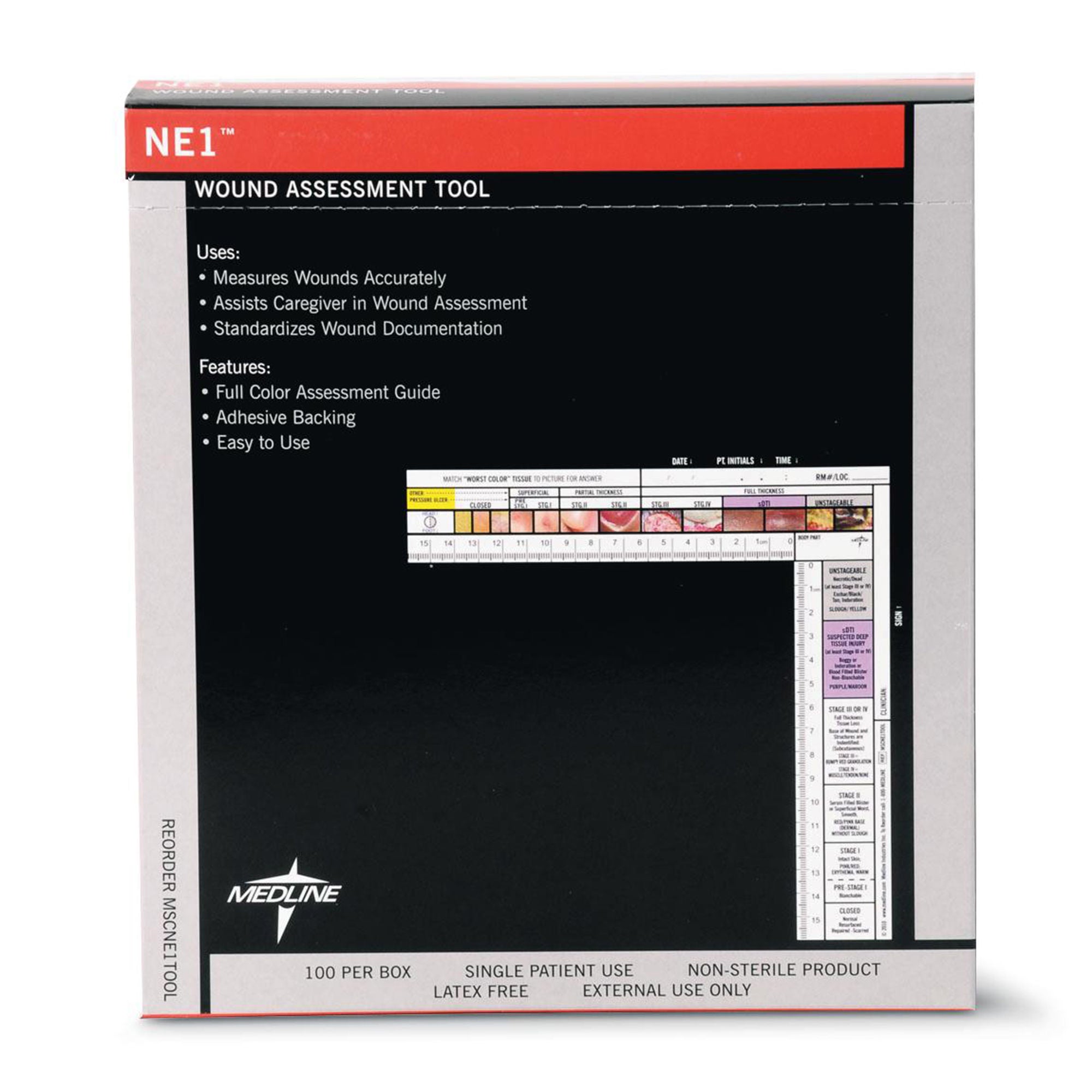 Medline - MSCNE1TOOL Wound Assessment Tool NE1™ NonSterile