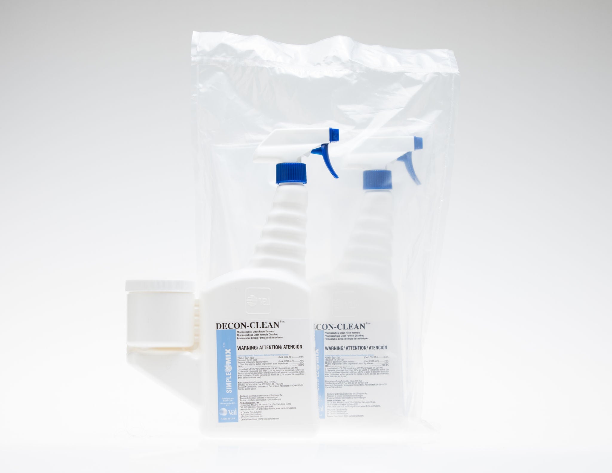 Veltek Associates - DC-06-16Z-01 Surface Disinfectant Cleaner DECON-CLEAN® Trigger Spray Liquid 16 oz. Bottle Scented Sterile