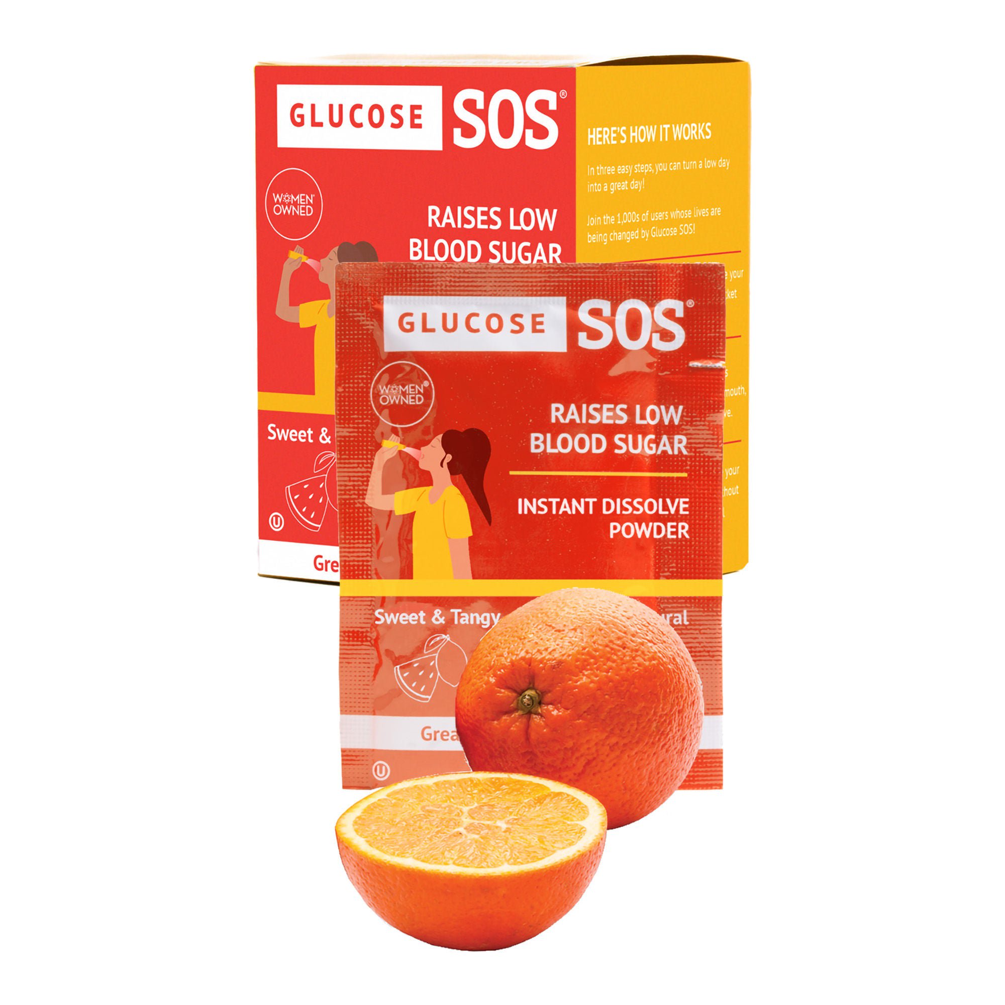 Pharma Supply Inc - GL-SOS-ST Glucose SOS® Sweet and Tangy Glucose Supplement