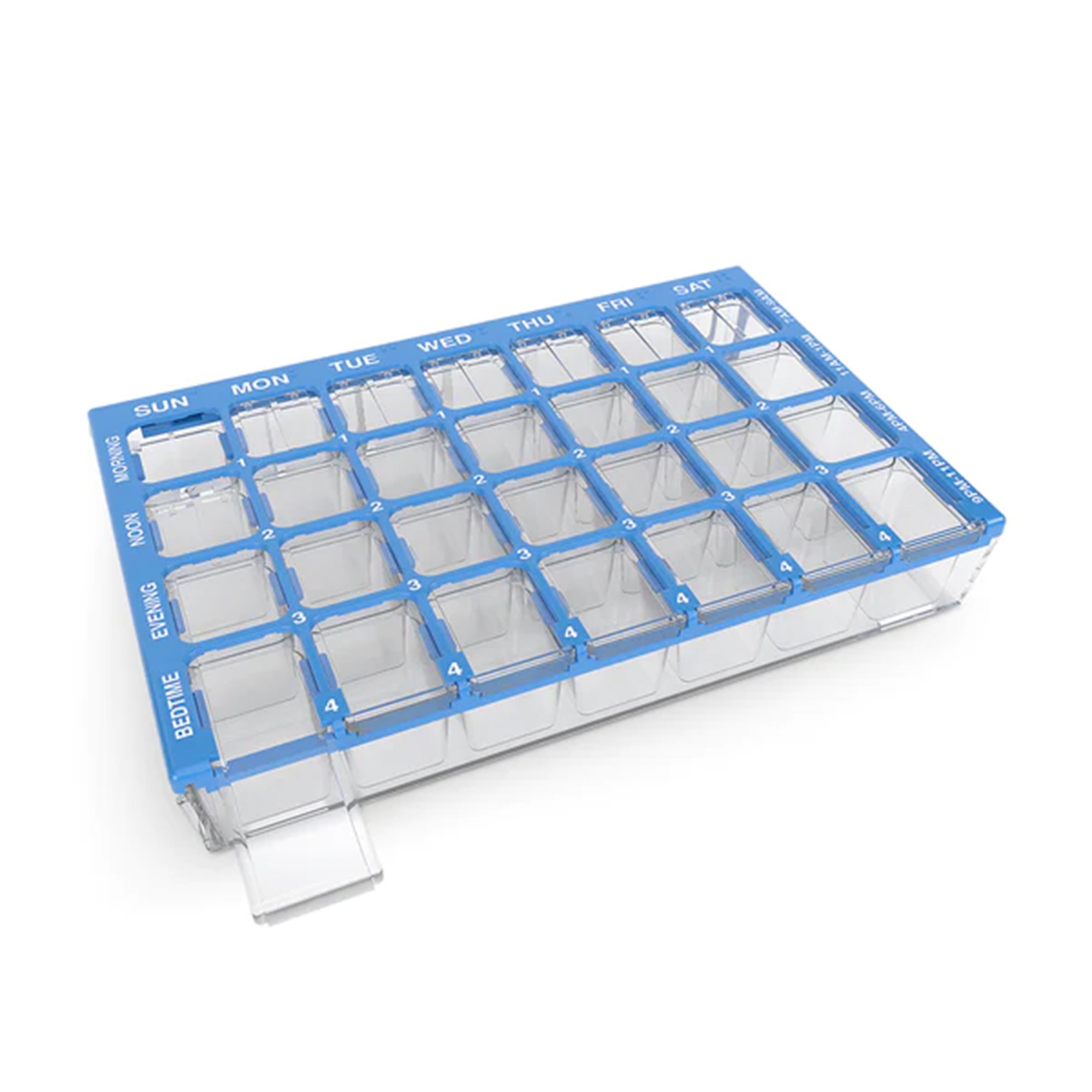 Apothecary Products 91340 - Pharmadose® Locking Pill Planner 7-Day, Four Times a Day Pill Organizer - 1/Each, 6/Carton