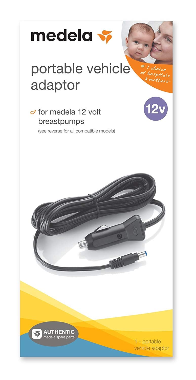 Medela - 67153 Vehicle Adapter Medela For Pump In Style® Advanced Breast Pumps (manufactured prior to January 2008), Lactina®, and Freestyle® Breast Pumps