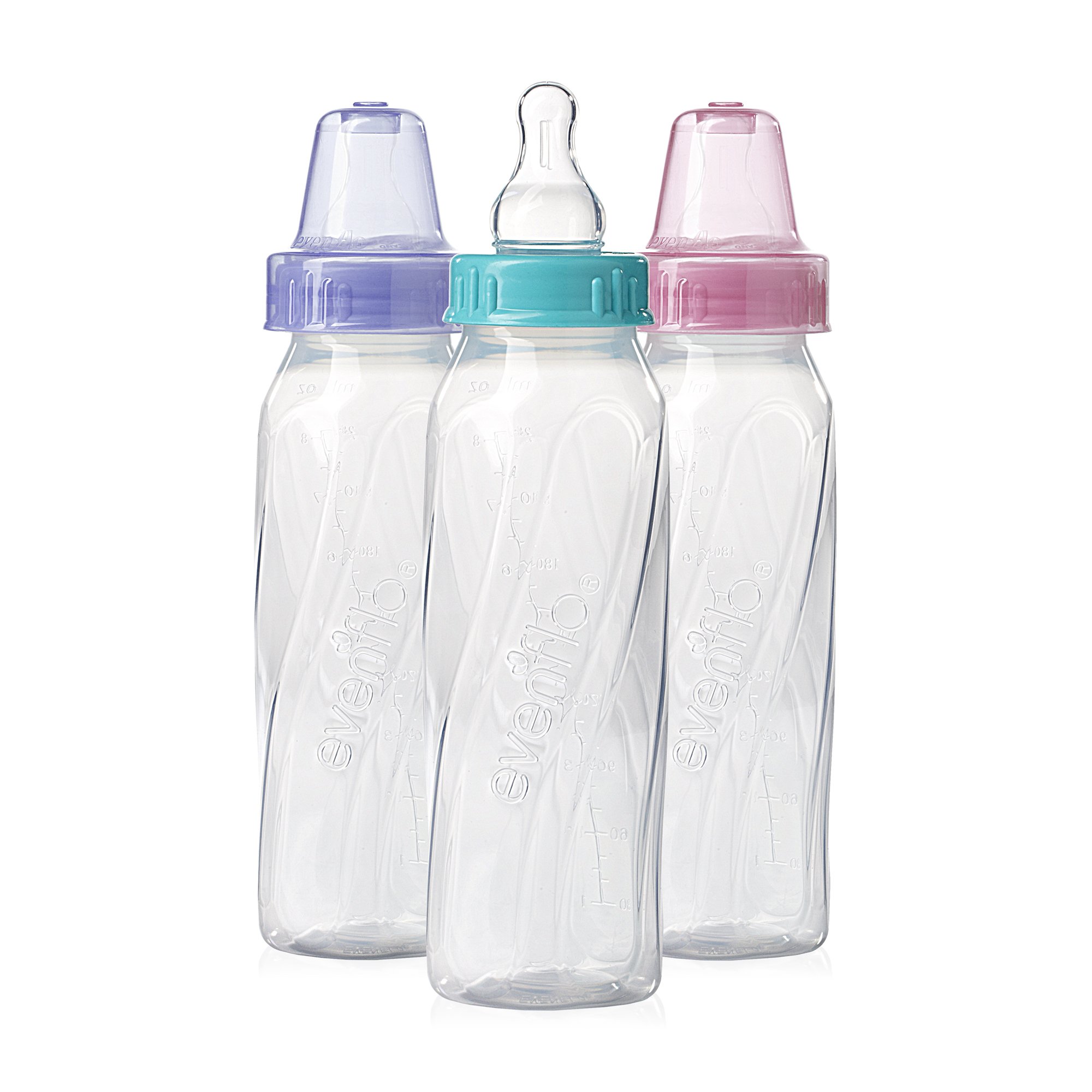 Midway Importing Inc 1219311C - Evenflo® Classic Baby Bottle, 8 ounces - 3/Pack, 36/Case