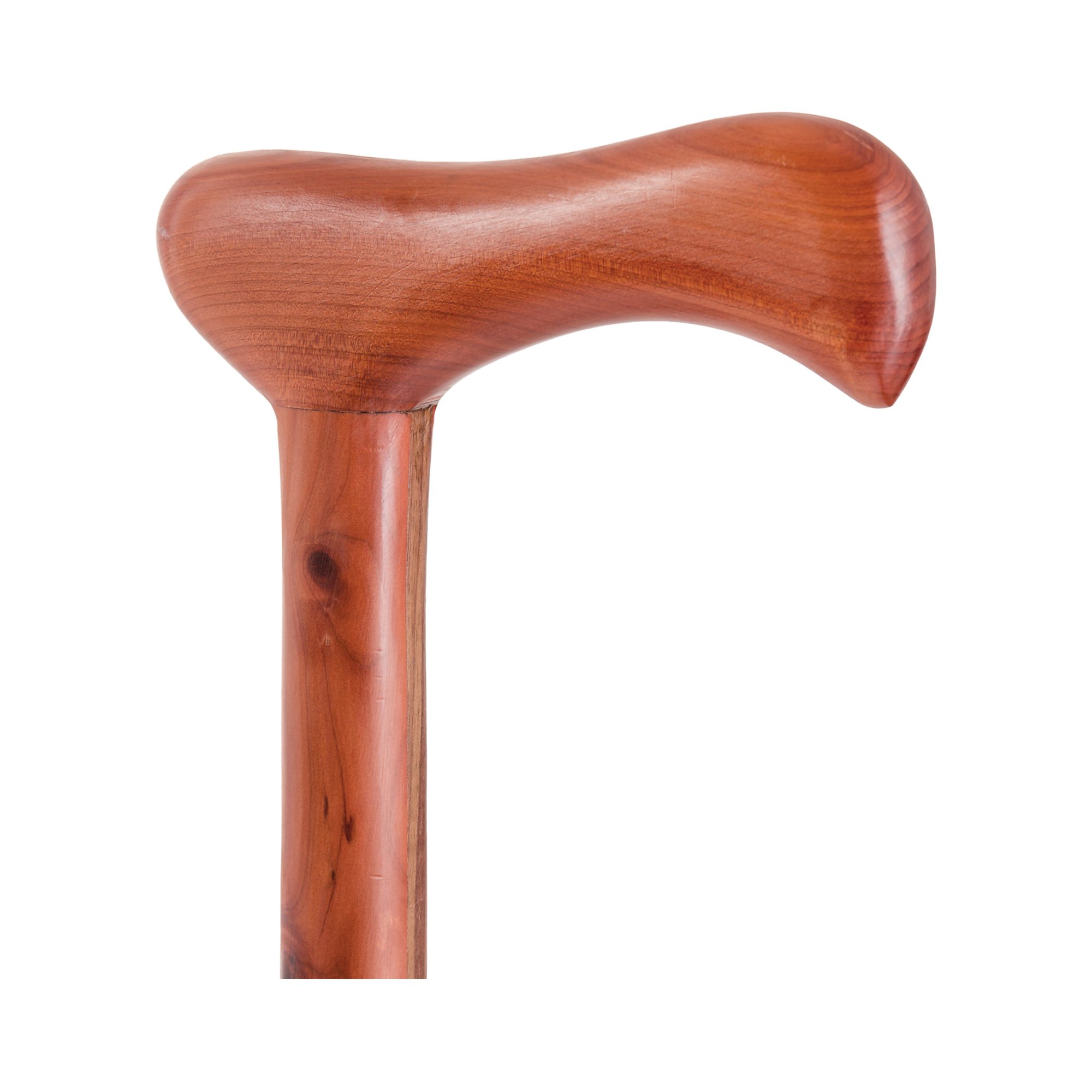 Mabis Healthcare 502-3000-0158 - Brazos™ Twisted Red Cedar Cane with T-Handle, 37-Inch Height - 1/Each
