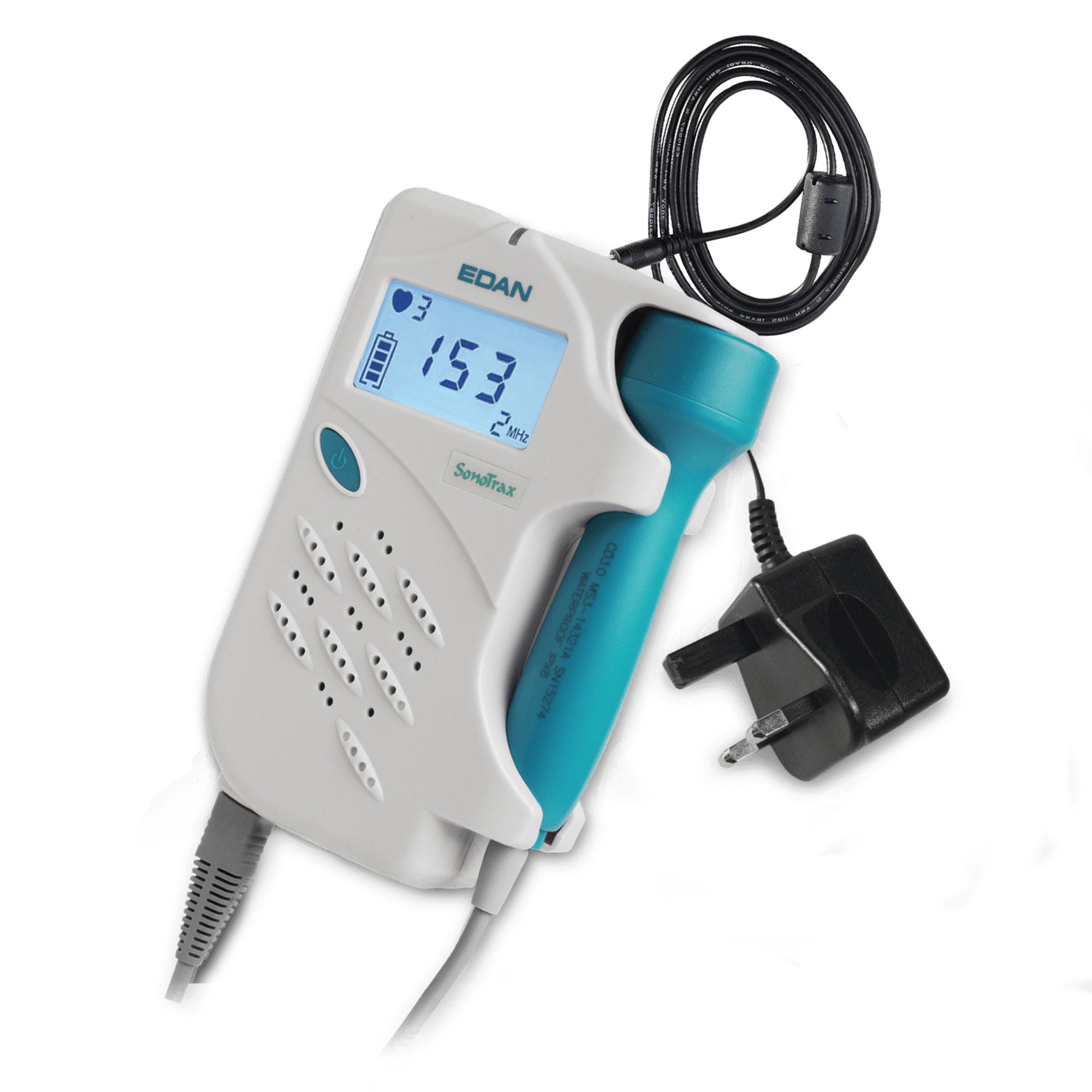 EdanUSA & MDPro - ST2.02 Handheld Doppler EDAN SonoTrax LCD Display Obstetric Probe 3 MHz Frequency