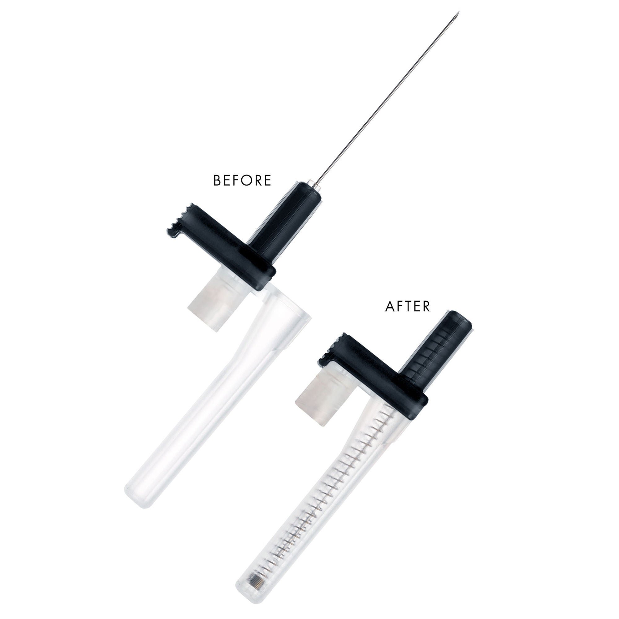 Retractable Technologies - 85031 Safety Hypodermic Needle EasyPoint® 1-1/2 Inch Length 22 Gauge Regular Wall Retractable Safety Needle