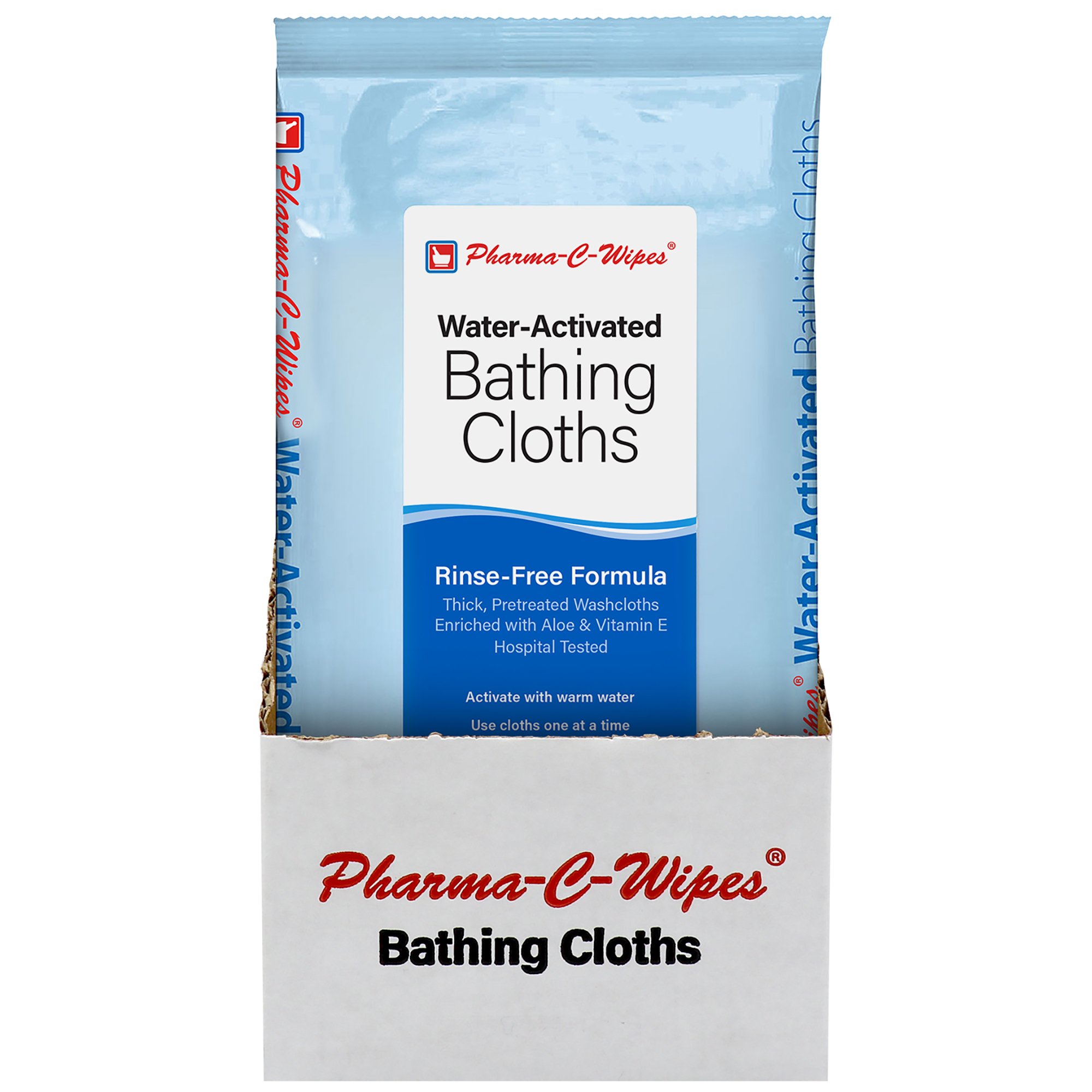 The Pharma-C Company Rinse-Free Bath Wipe 63-200991-6 by Kleen Test Products