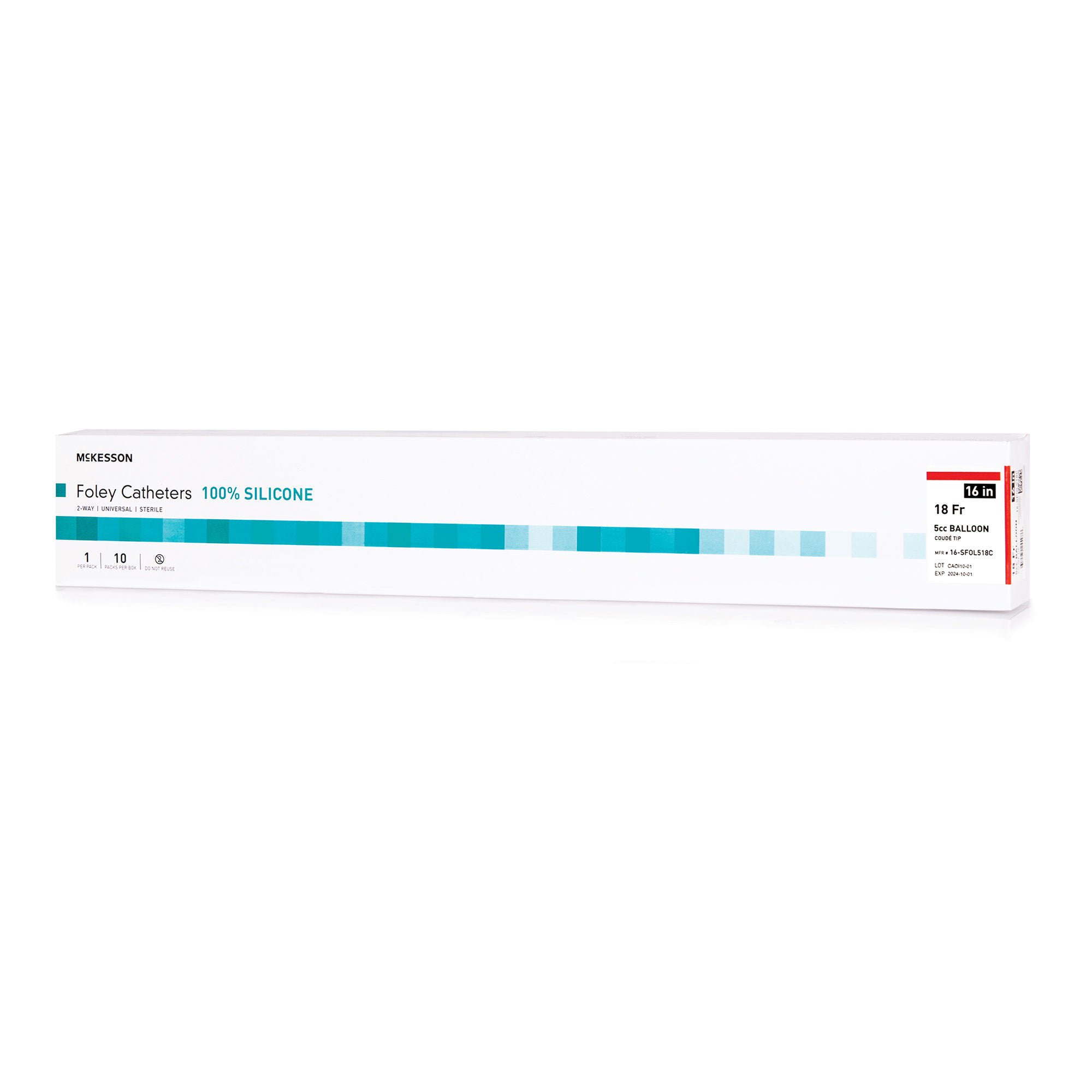 McKesson Brand - 16-SFOL518C McKesson Silicone Foley Catheter