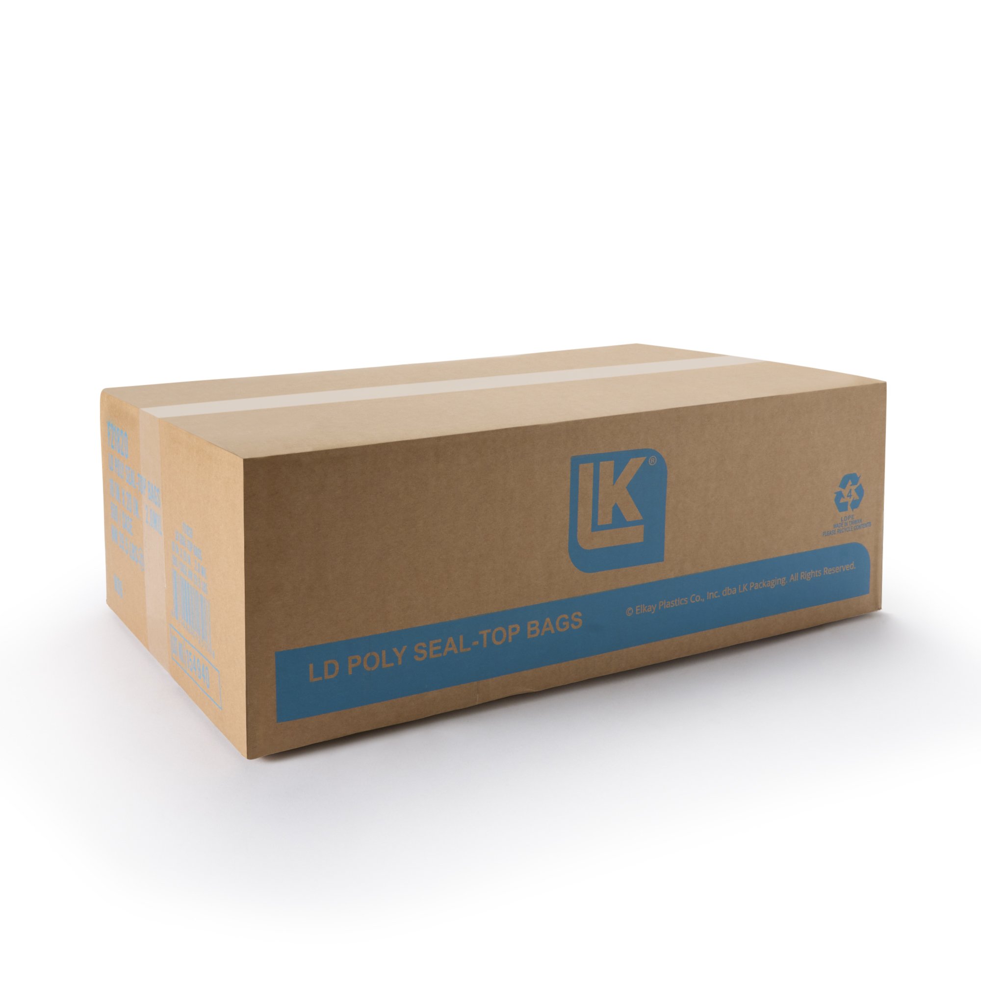 Elkay Plastics F21820 - Elkay® Clear Line Seal Top Reclosable Bag - 100/Pack, 500/Case