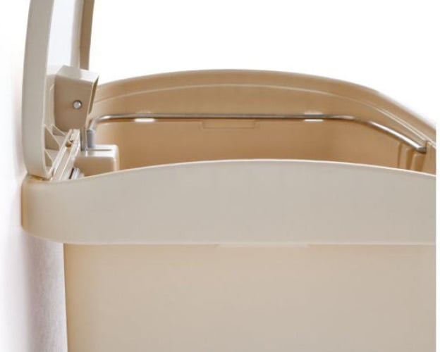 RJ Schinner Co - 1883552 Trash Can Rubbermaid® Streamline™ 96 Quart / 24 gal. Beige Resin Rectangular