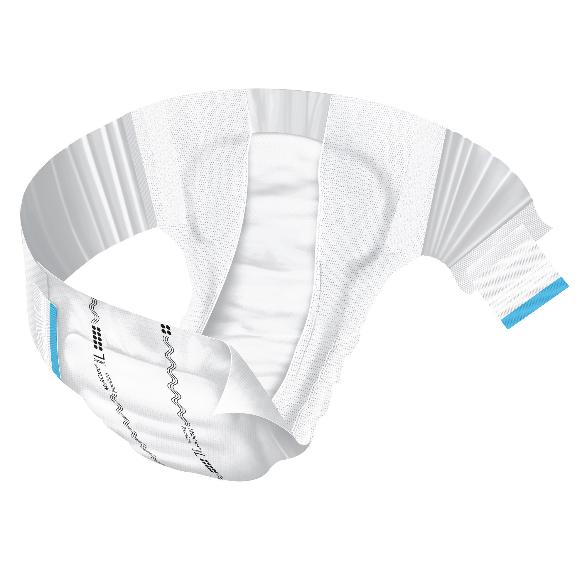 Hartmann 165673 - MoliCare® Premium Elastic 10 Drop Absorbency Incontinence Briefs, Large - 14/Pack, 56/Case