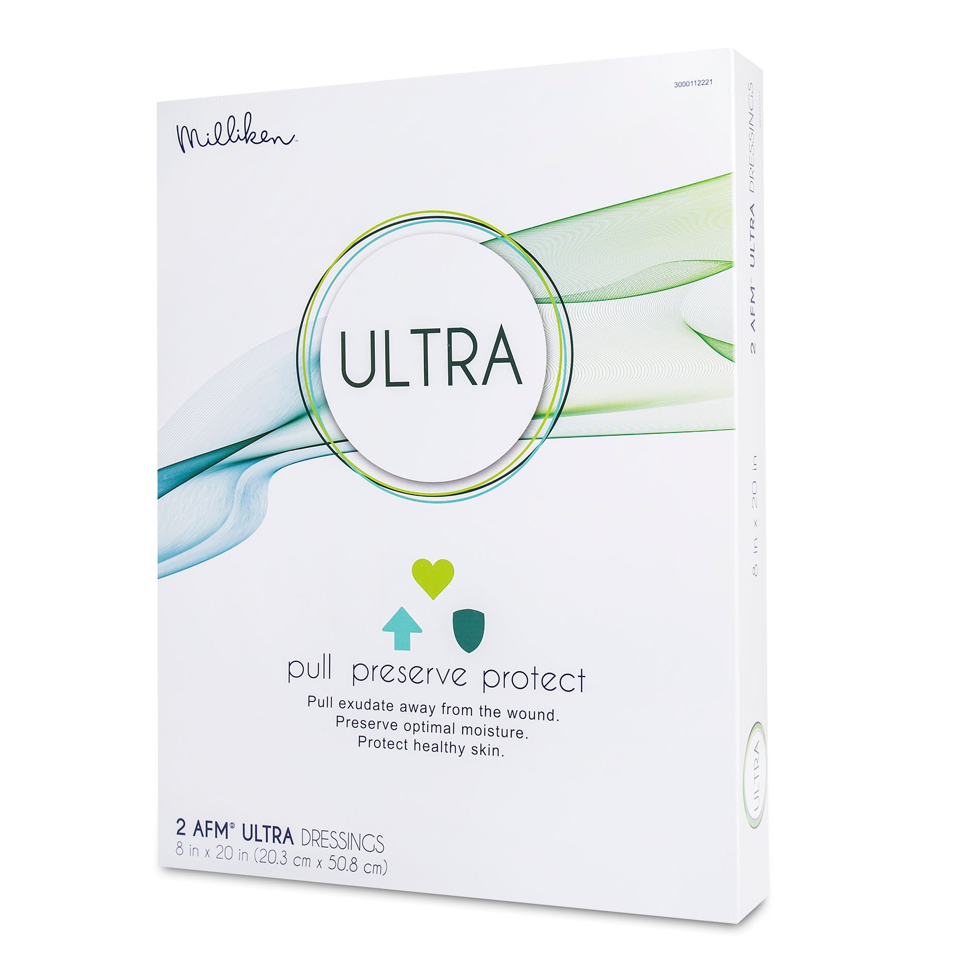 Ovik Health LLC - 3000112221 Foam Dressing ULTRA 8 X 20 Inch Without Border Film Backing Nonadhesive Rectangle Sterile