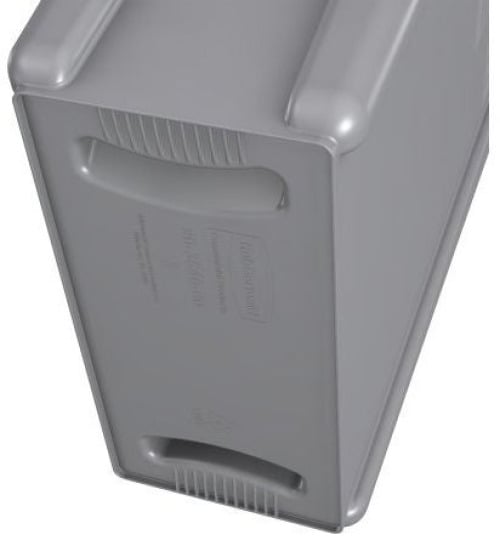 RJ Schinner Co - 1971258 Trash Can Rubbermaid® Slim Jim® 64 Quart / 16 gal. Gray Resin Rectangular