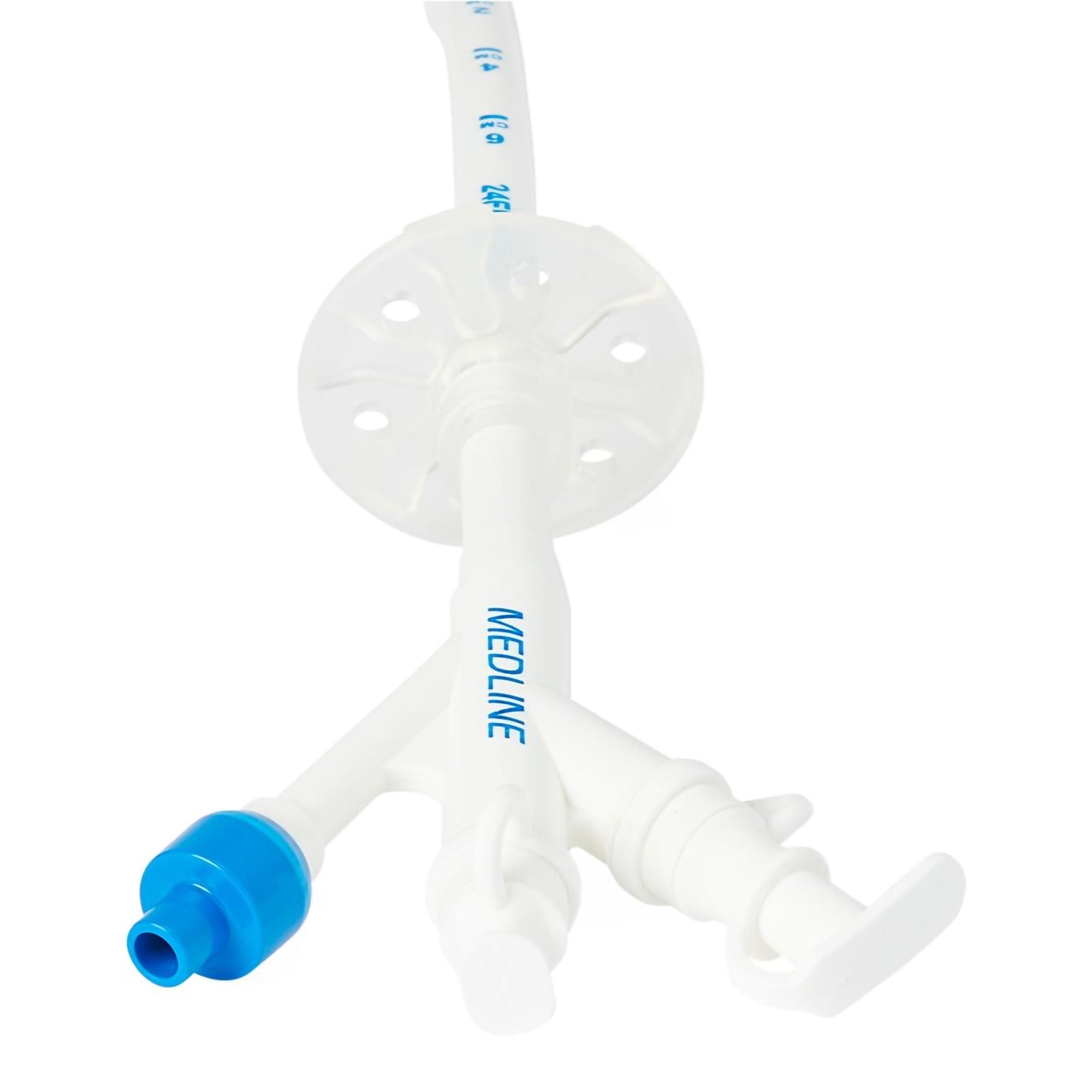 Medline - DYND70324 3 Port Gastrostomy Tube 24 Fr. 24.13 cm Tube Silicone