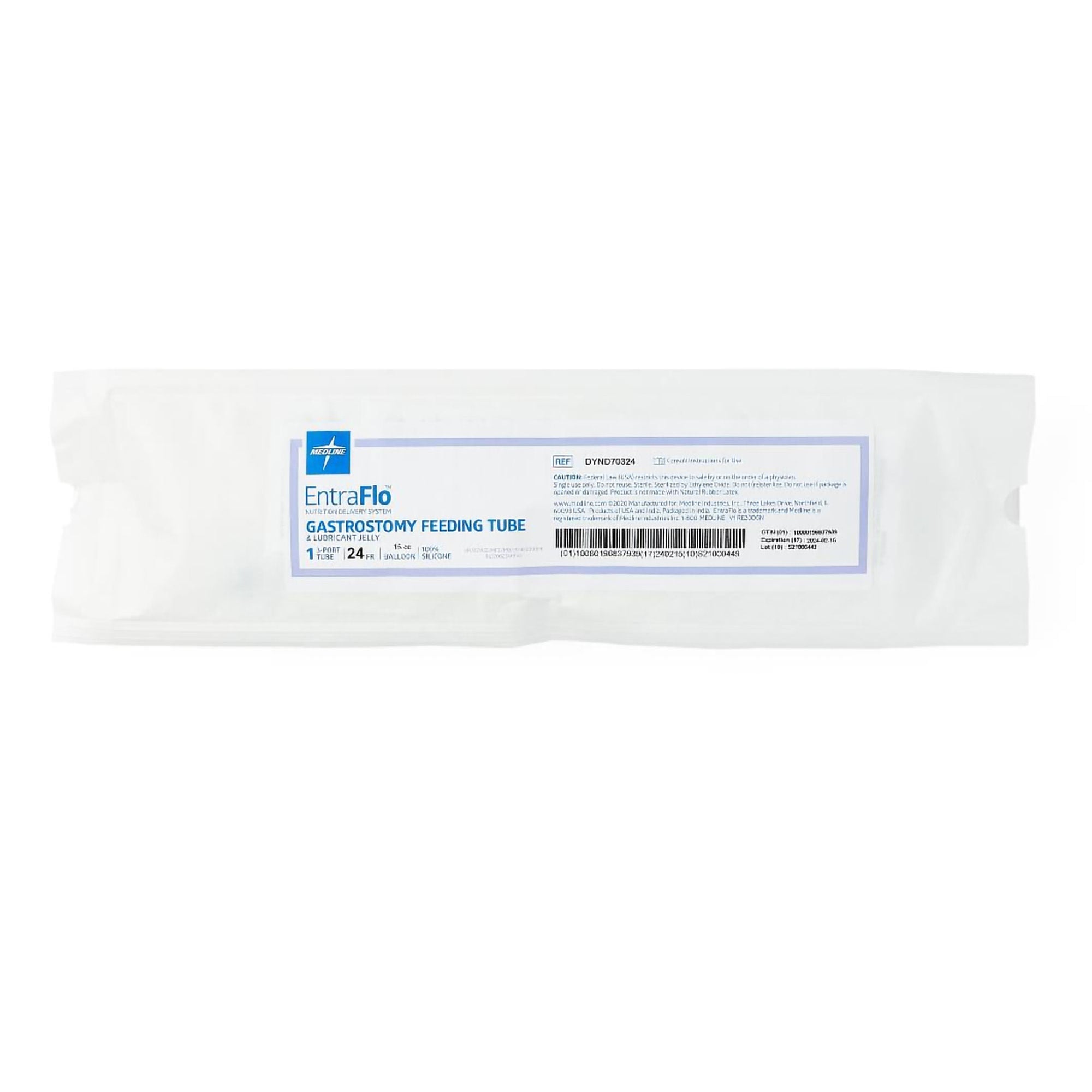 Medline - DYND70324 3 Port Gastrostomy Tube 24 Fr. 24.13 cm Tube Silicone