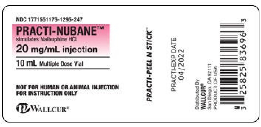 Wallcur - 9930NBN Training Medication Peel-N-Stick Labels Practi-Nubane™ For Wallcur's Practi-10 mL Vials™