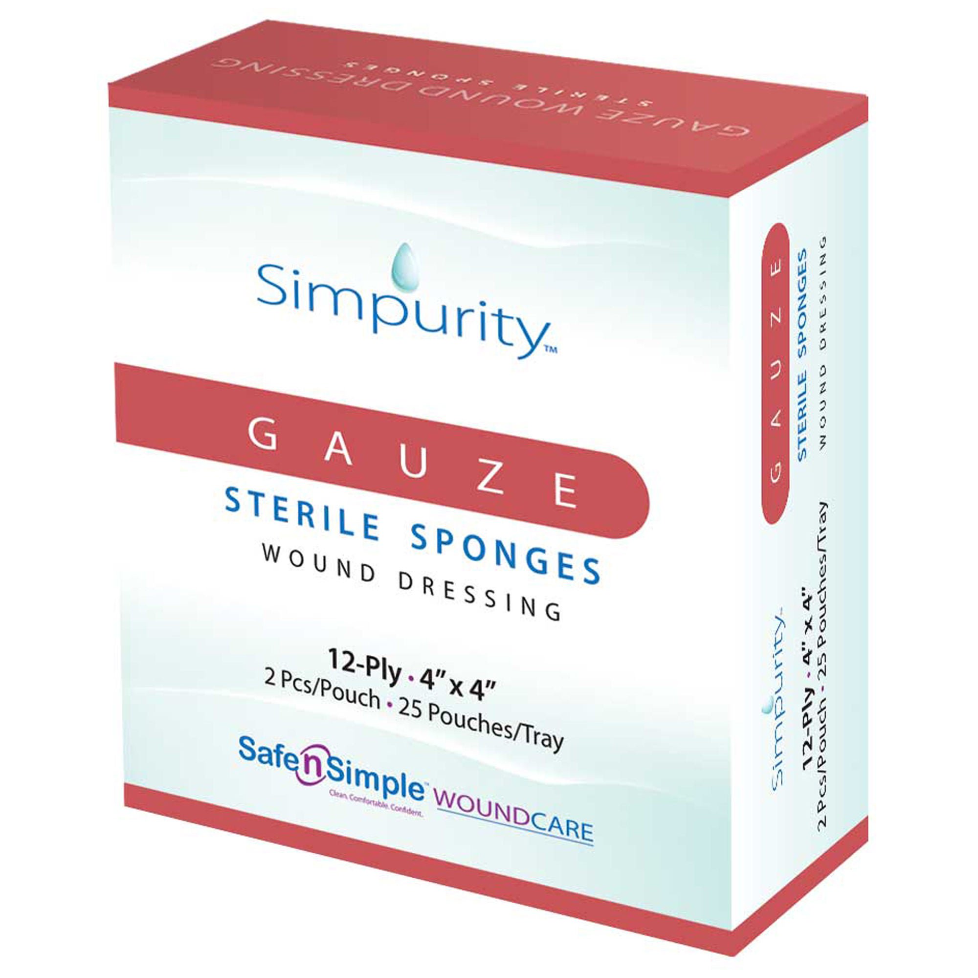 Safe N Simple - SNS54444 Simpurity™ Sterile Gauze Sponge