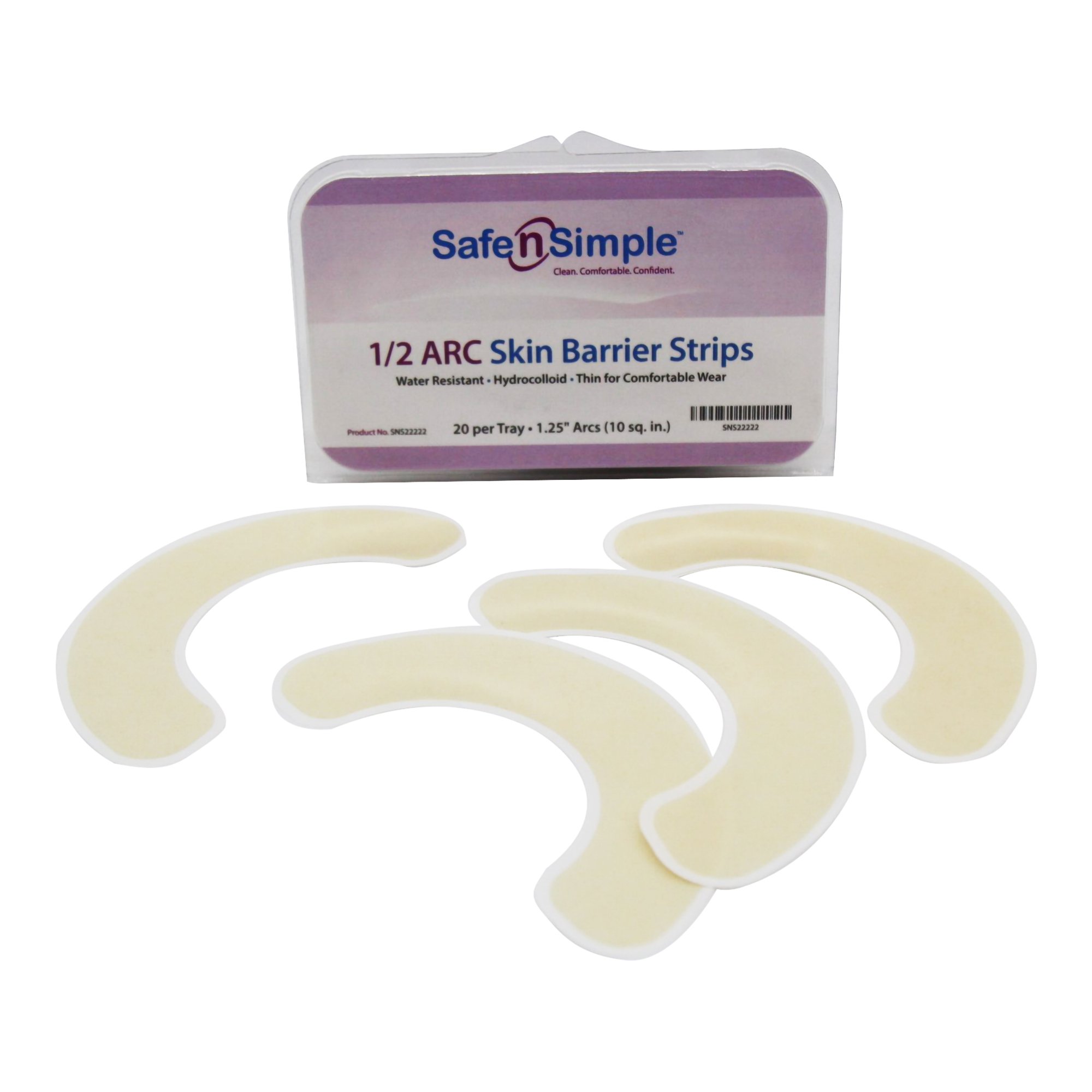 Safe N Simple SNS22222 - Safe N Simple Skin Barrier Arc - 20/Tray, 480/Case