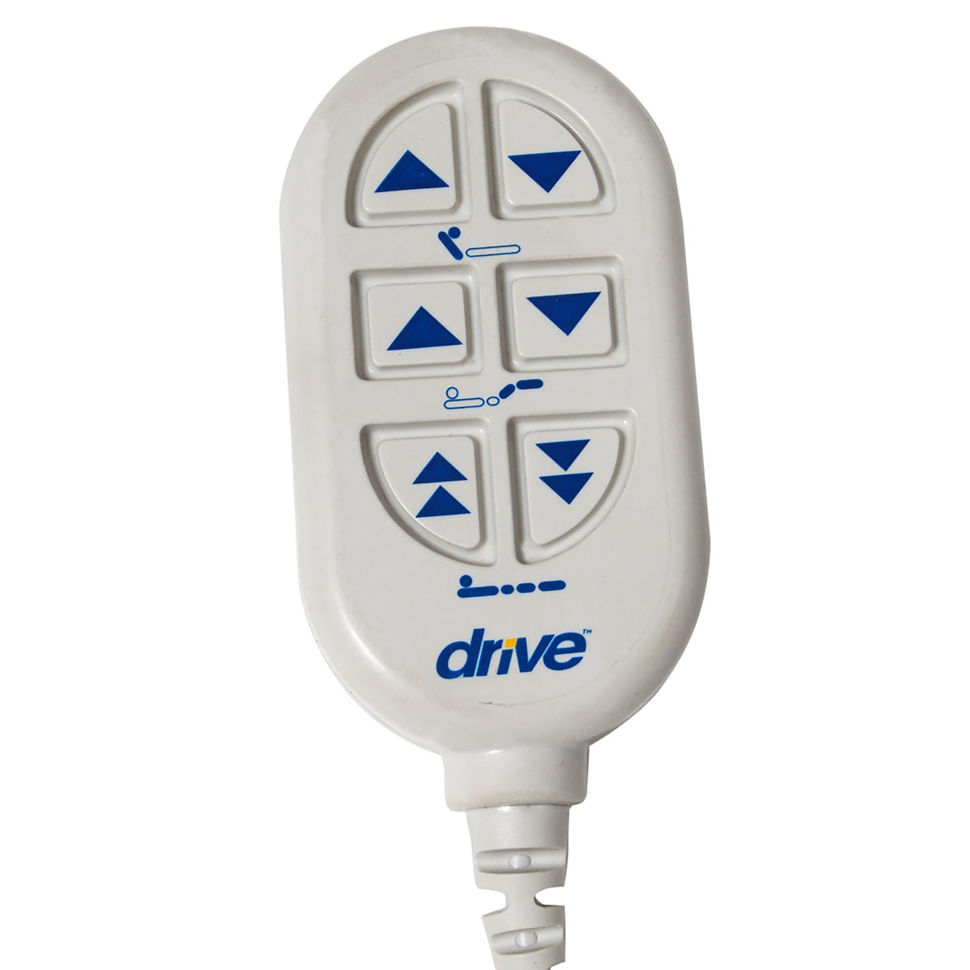 Drive DeVilbiss Healthcare - 15005LP-HRPKG-TS Electric Bed Drive Medical Low Height 80 Inch Length Spring Deck 3 Functions 11-4/5 to 22-4/5 Inch Height Range