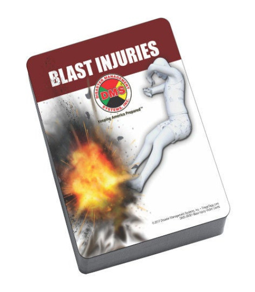 Disaster Management Systems - DMS-06081 Training Cards Blast Injuries