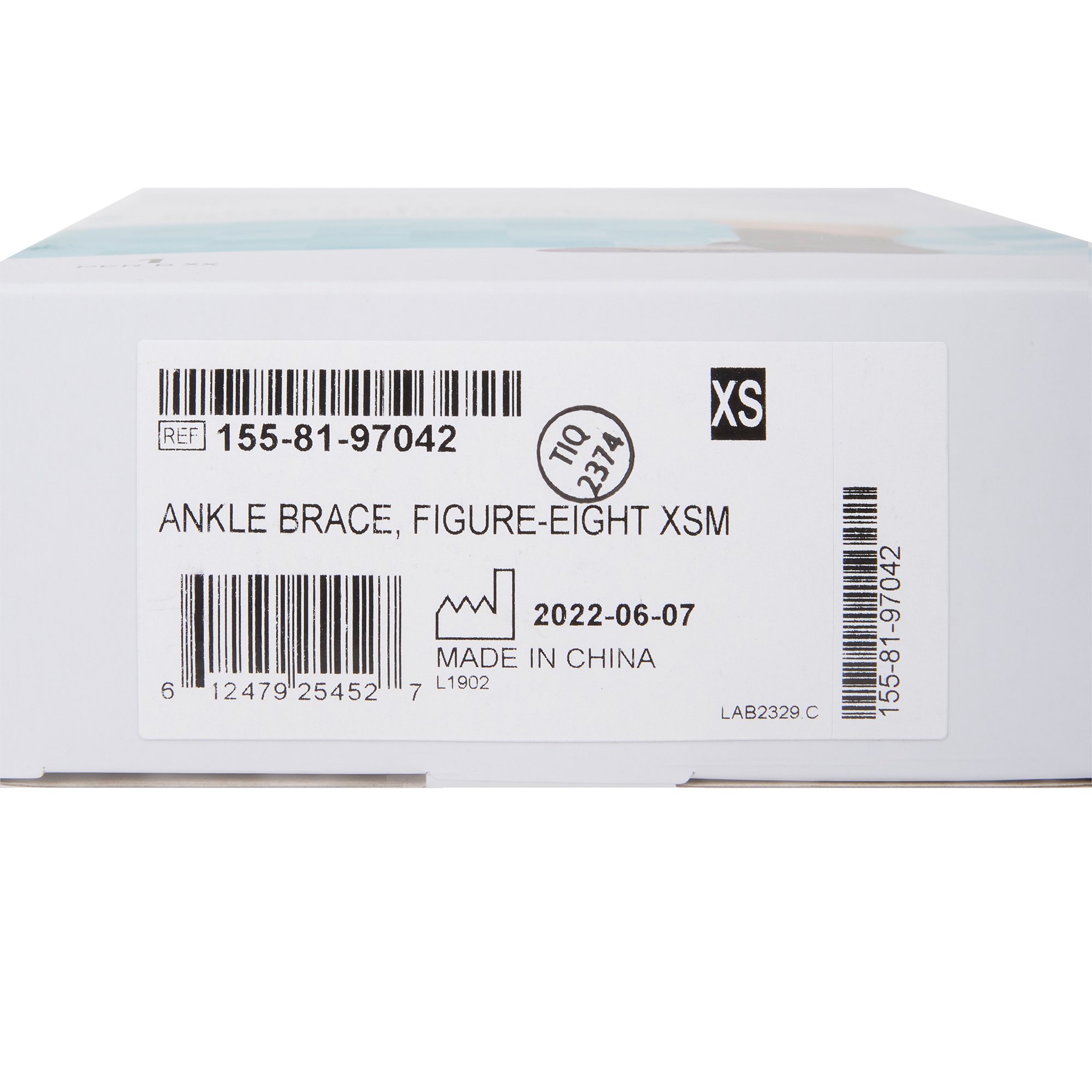 McKesson Brand 155-81-97042 - McKesson Low Profile / Open Heel / Open Toe Ankle Brace, Extra Small - 1/Each