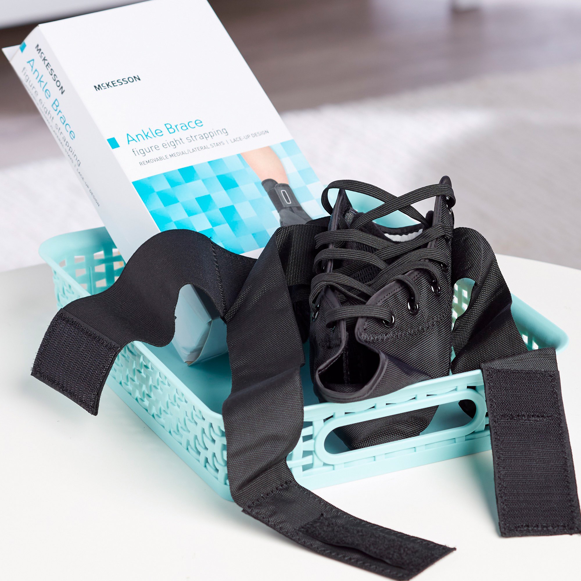 McKesson Brand 155-81-97042 - McKesson Low Profile / Open Heel / Open Toe Ankle Brace, Extra Small - 1/Each