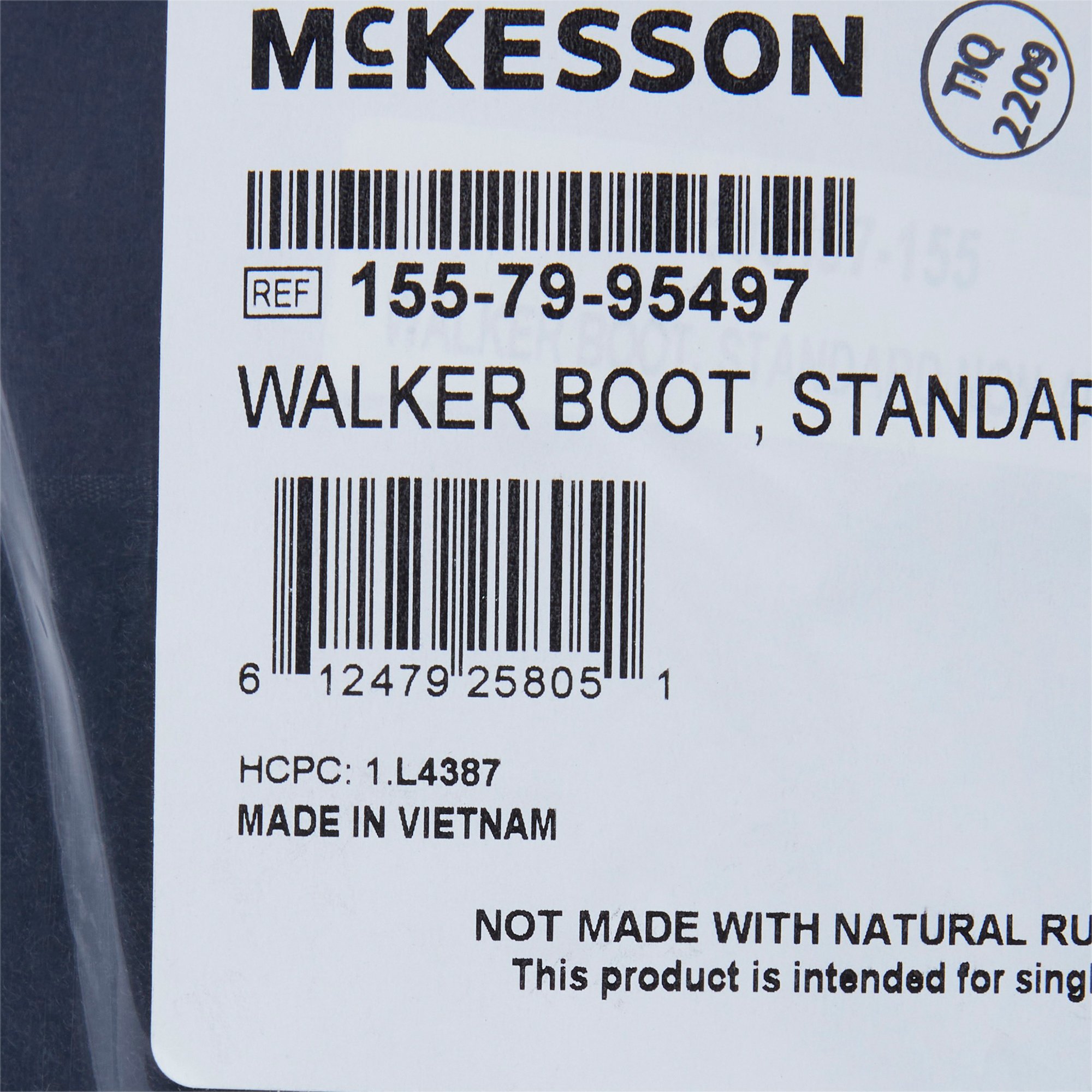 McKesson Brand 155-79-95497 - McKesson Standard Walker Boot, Large - 1/Each