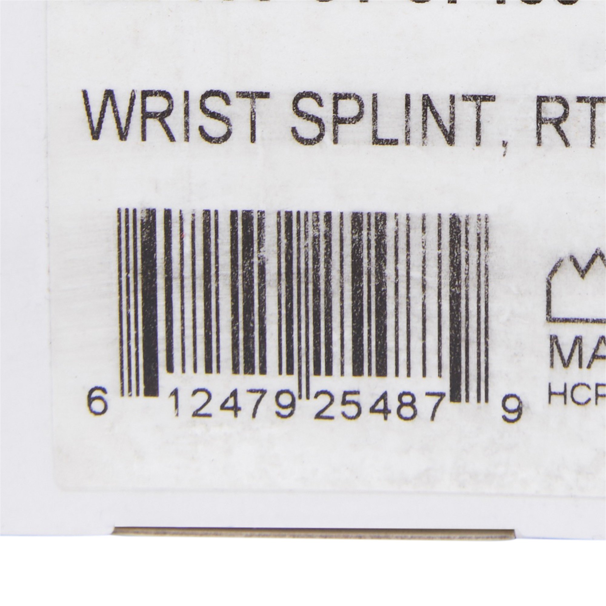 McKesson Brand 155-81-87460 - McKesson Right Wrist Splint with Single One-Pull Design, One Size Fits Most - 1/Each