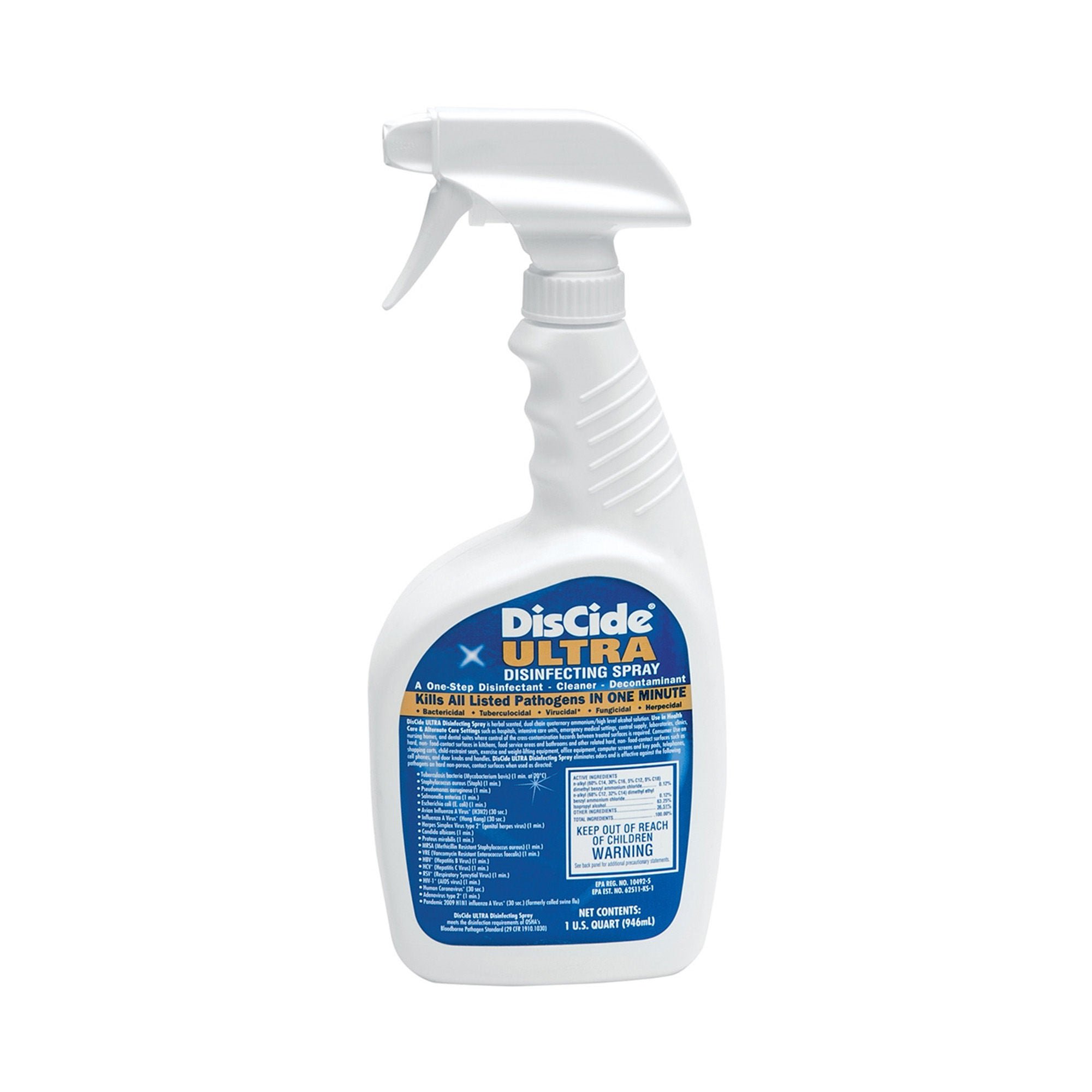 Palmero - 3565Q DisCide® Ultra Quaternary Based Surface Disinfectant Cleaner
