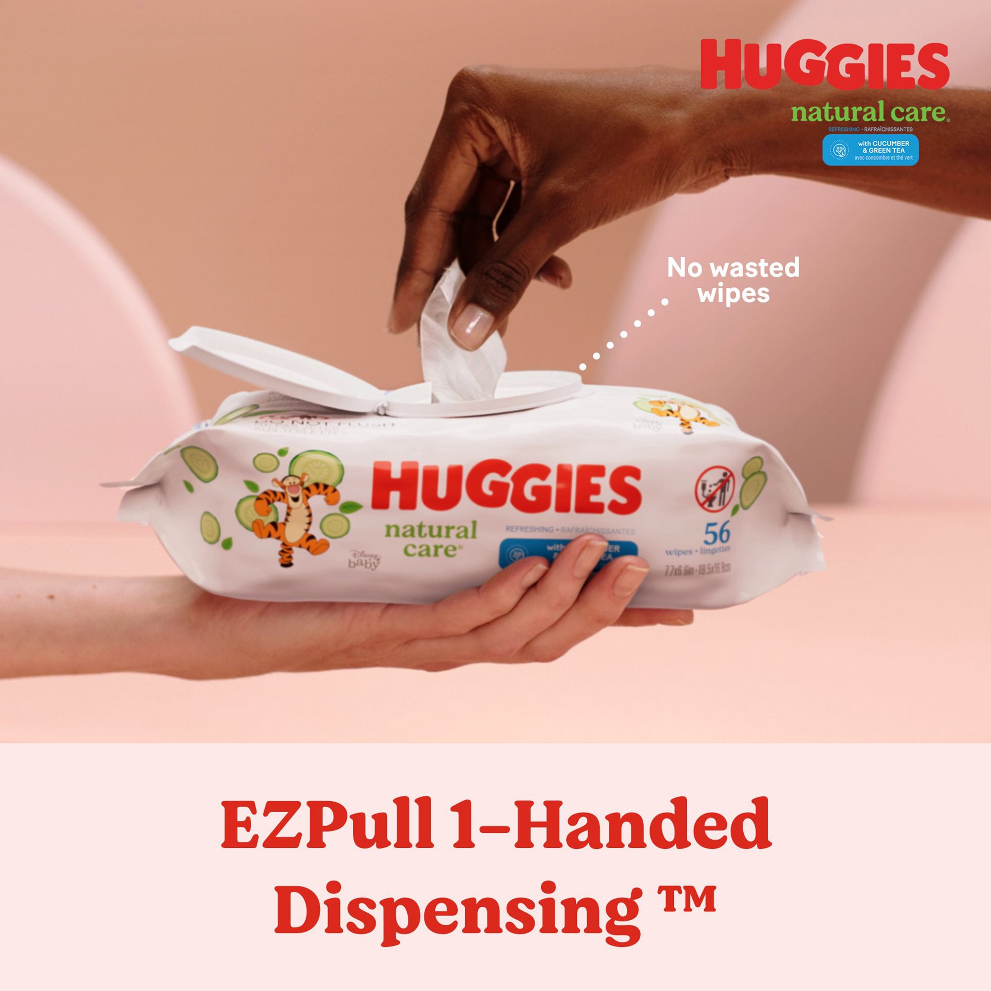 Kimberly Clark 50130 - Huggies® Natural Care® Refreshing Baby Wipes - 560/Case