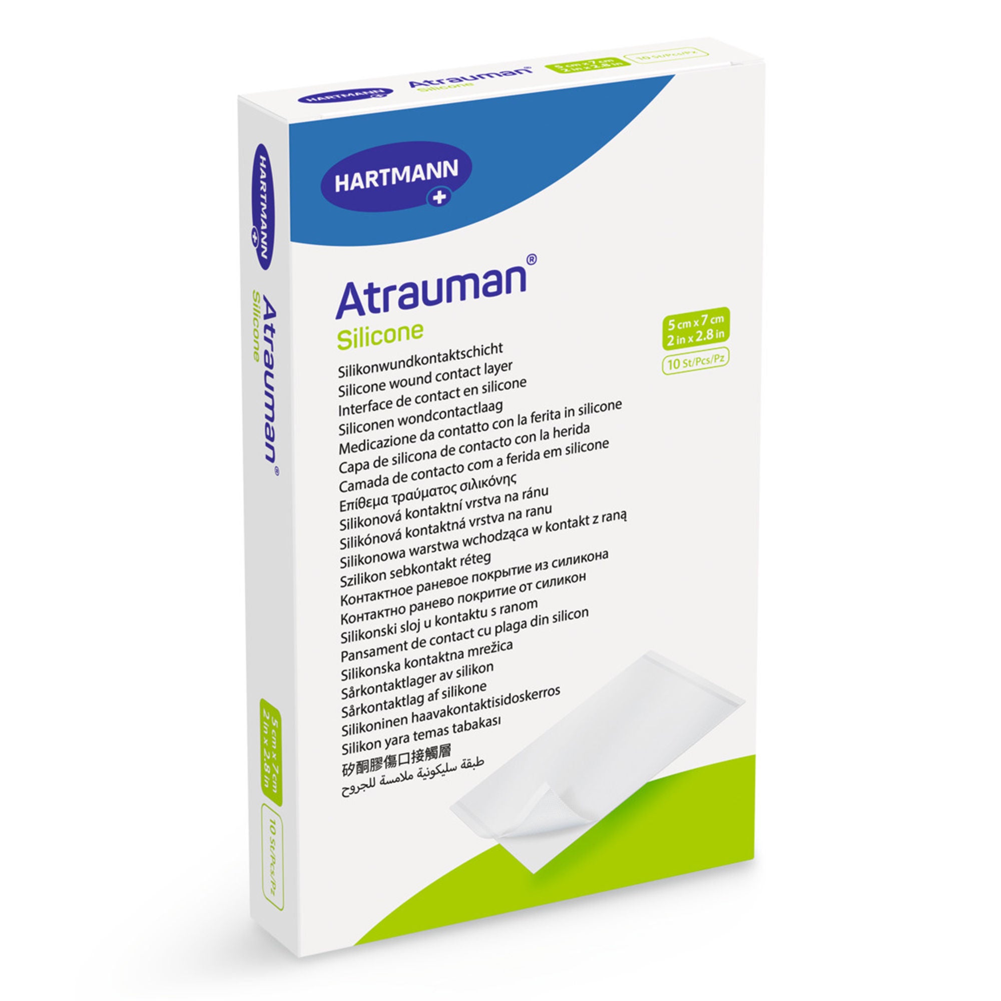 Hartmann - 499568 Wound Contact Layer Dressing Atrauman® Silicone 2 X 3 Inch Sterile