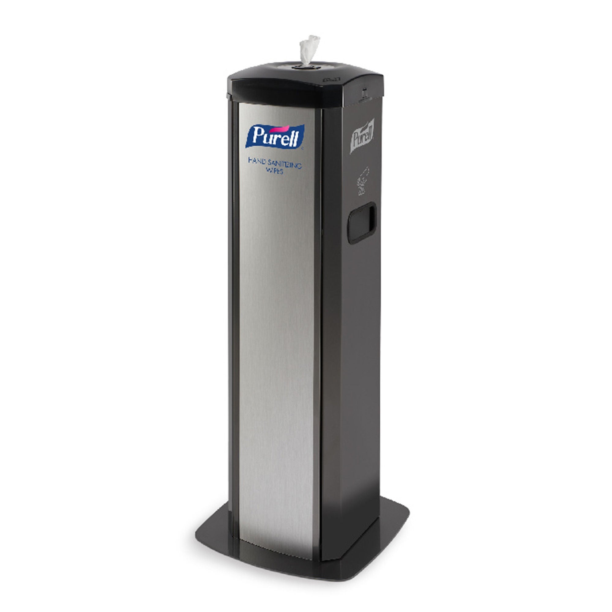 GOJO - 9114-01-SLVHSW Wipe Dispenser Purell® DS360 Gray Steel Manual Floor Stand