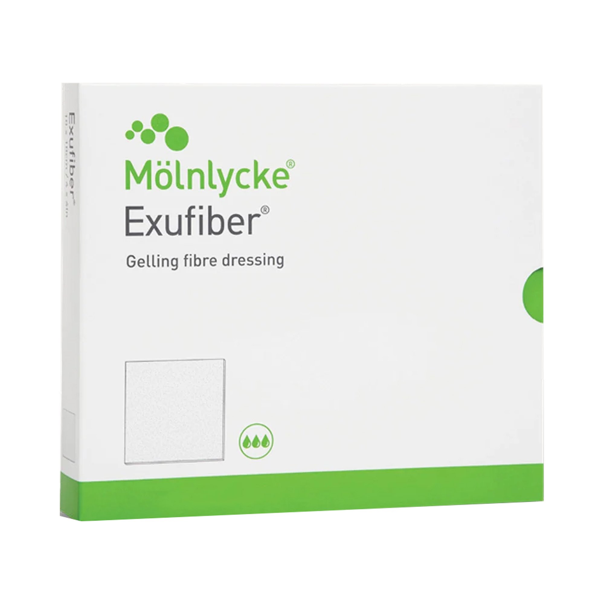 Molnlycke - 709909 Exufiber® Gelling Fiber Dressing