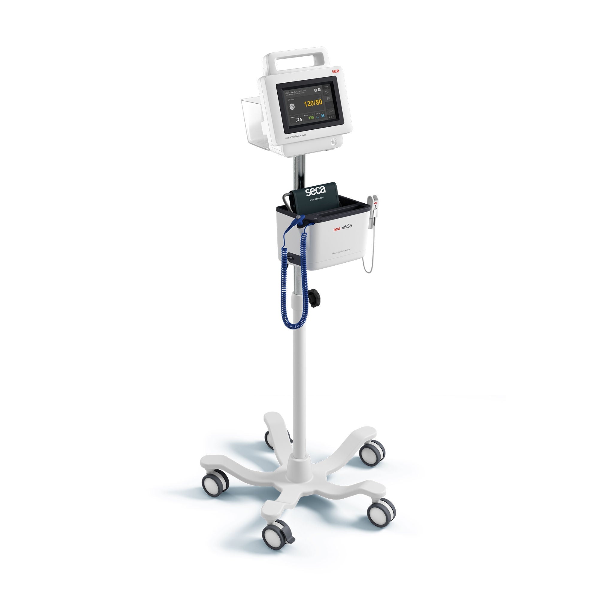 Seca - 5351210131 Patient Monitor seca® 535 Monitoring / Spot check NIBP, Pulse Rate, SpO2, Oral Temperature AC Power / Battery Operated