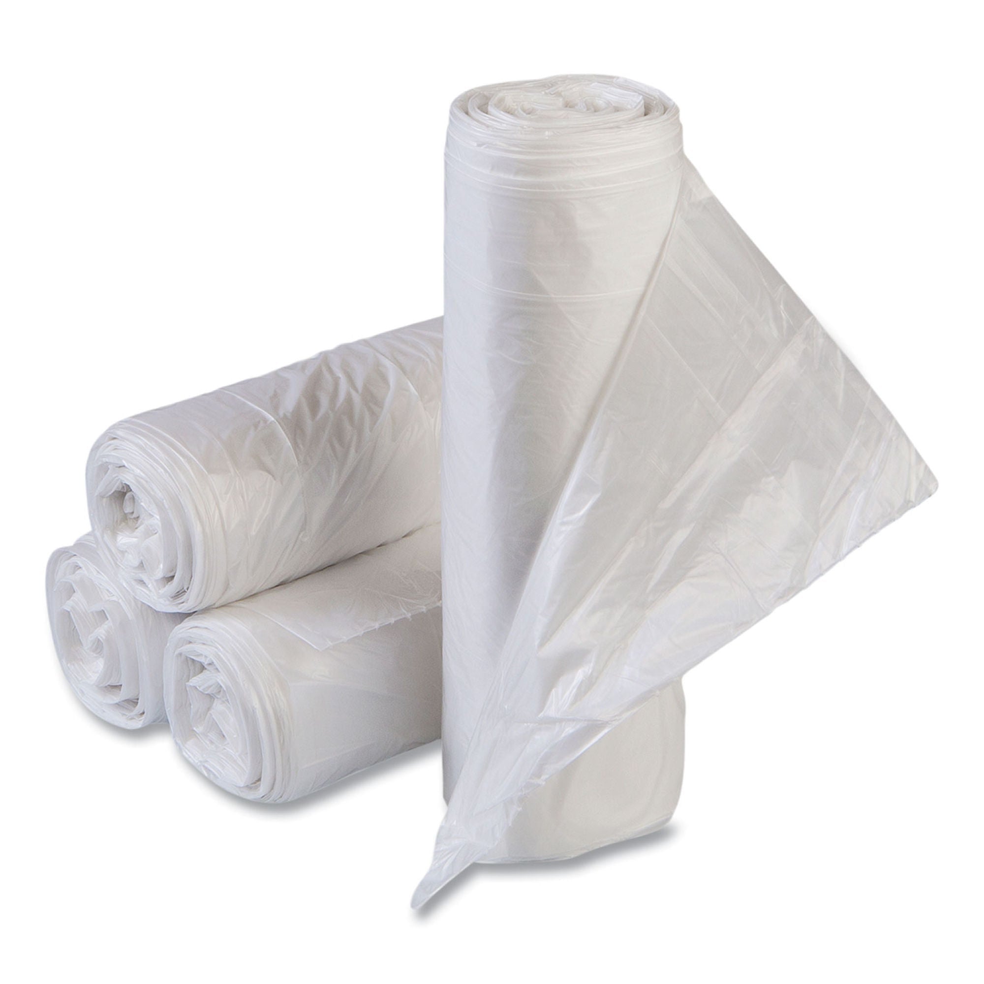 United Stationers - IBSDTS2838N Trash Bag Inteplast Group Draw-Tuff® 23 gal. 1 mil 28-1/2 X 38 Inch Natural Extra Heavy Duty Side Sealed Coreless Roll